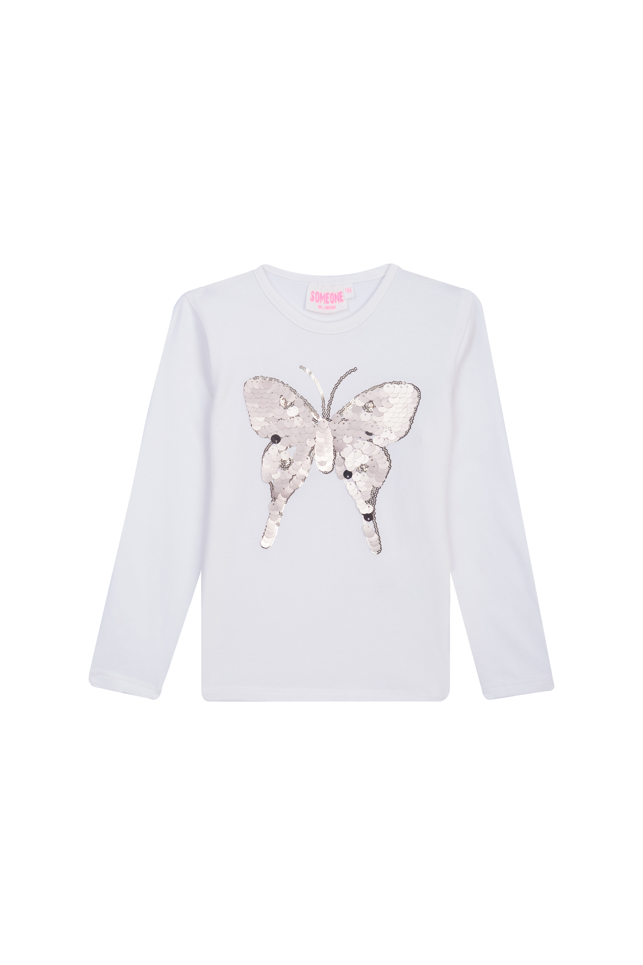 Someone Longsleeve SCOTTIE-SG-03-B - Ecru voorzijde