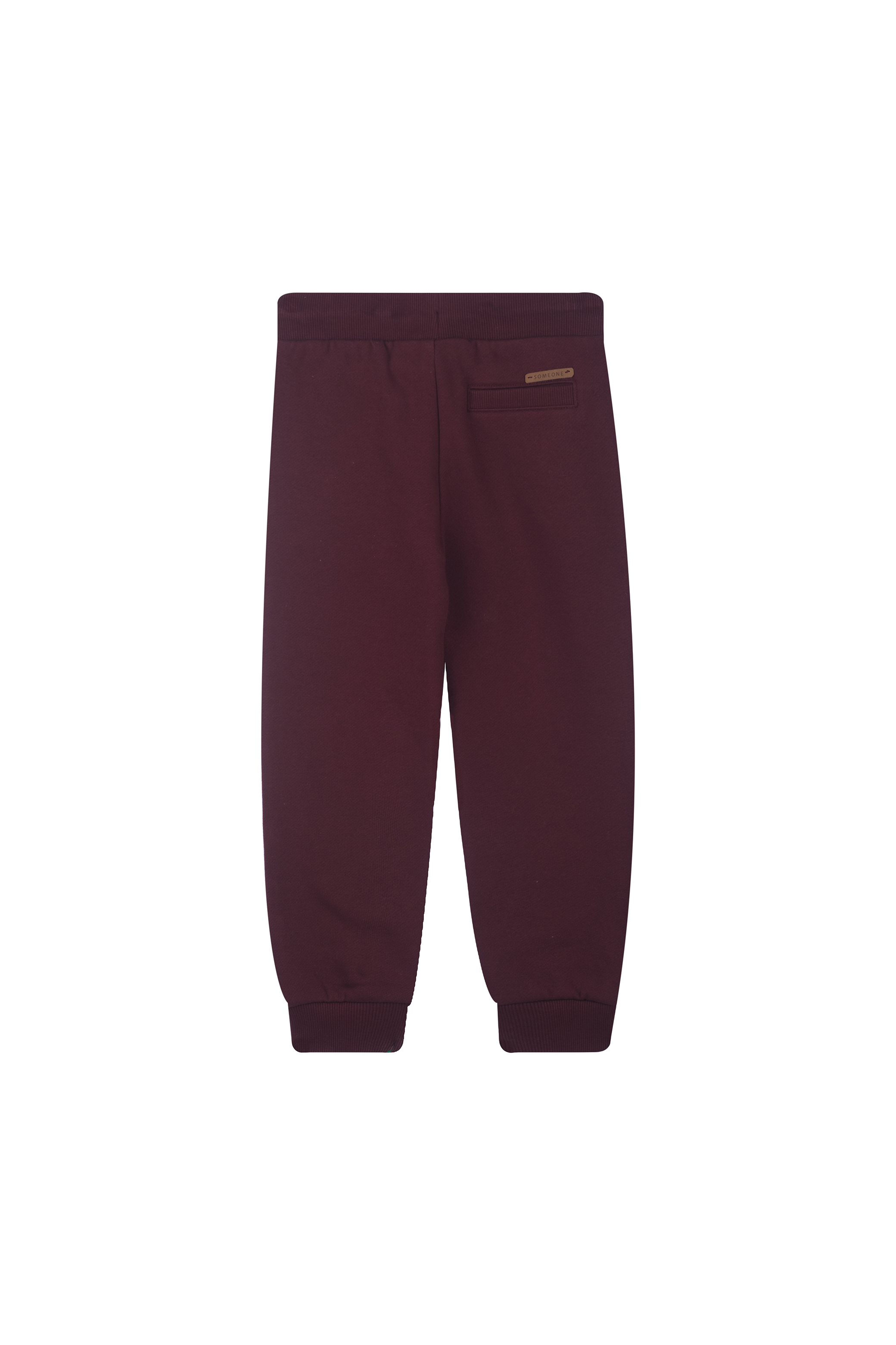Joggingbroek kinderen Someone CHICAGO – achteraanzicht bordeaux