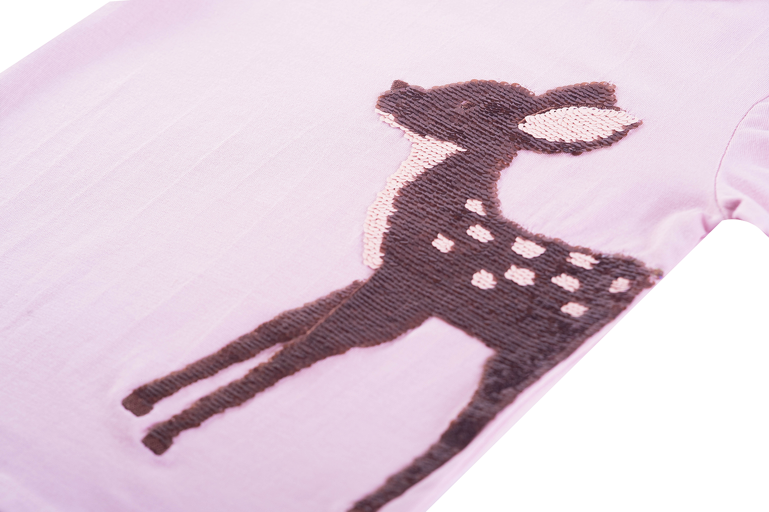 Someone Longsleeve DEERY-SG-03-C - Light Pink detail hertje