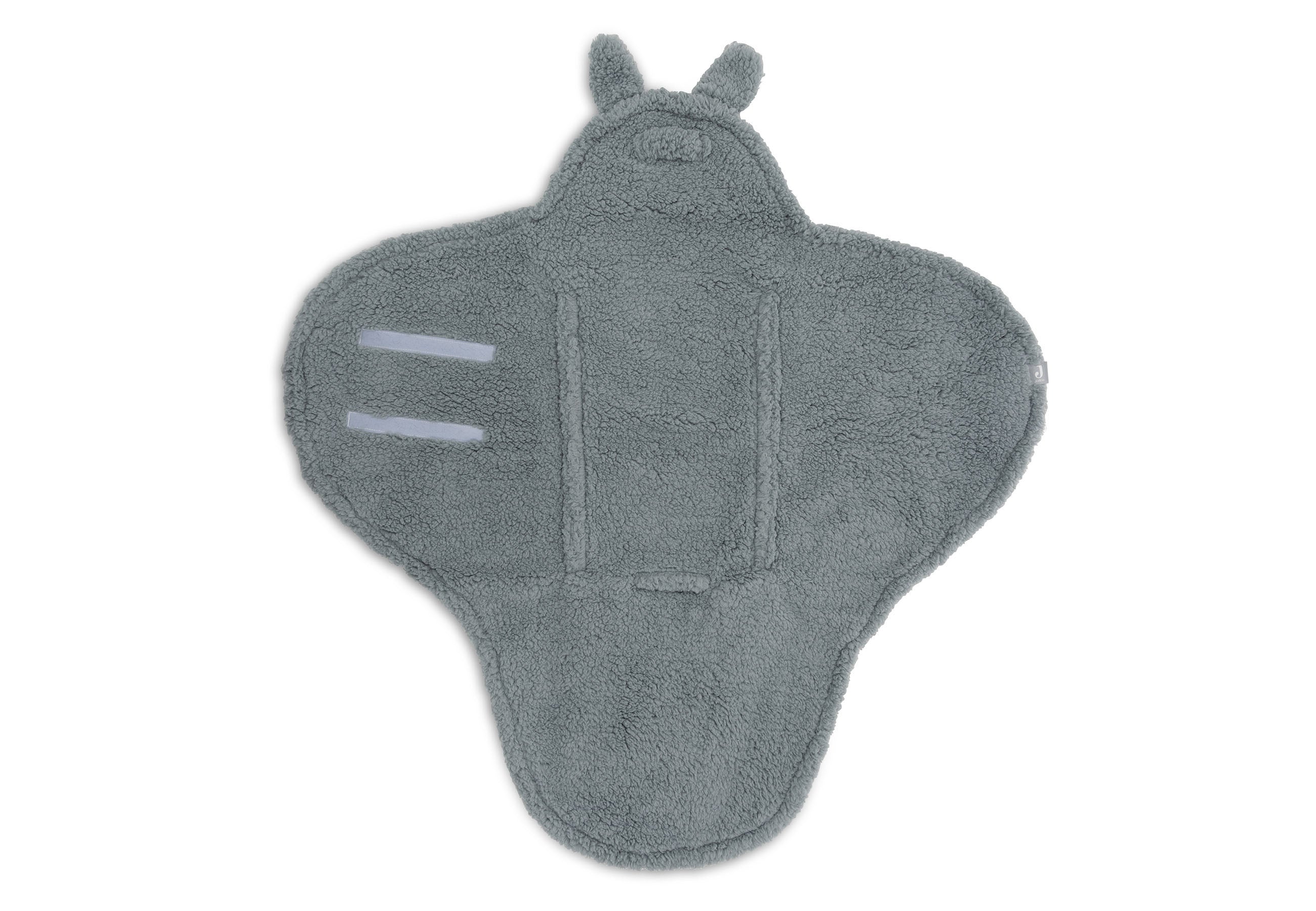 Jollein Wikkeldeken Bunny Sea Green Achterzijde