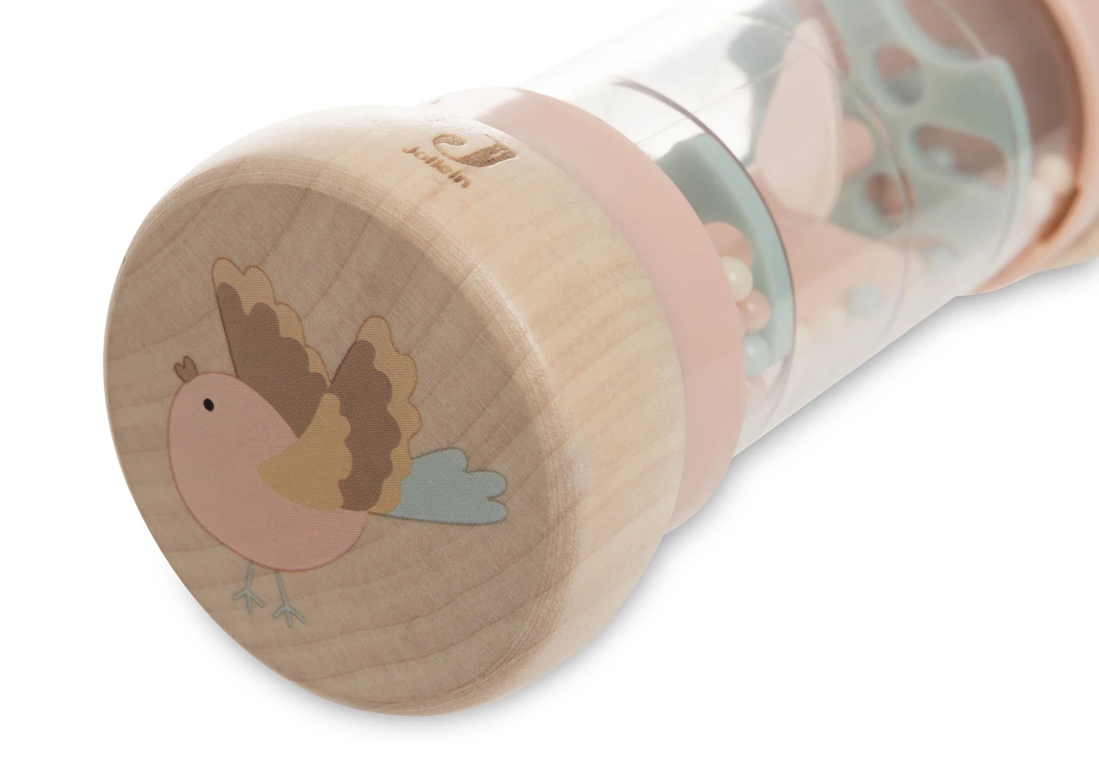 Jollein Houten Regen Rammelaar Lovely Birds Detail