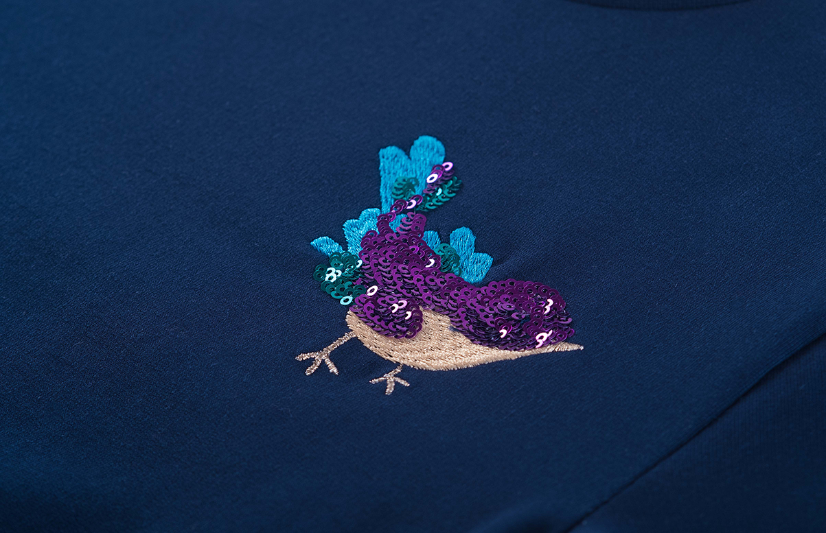 Someone Sweater TALIA-SG-16-J - Navy detail