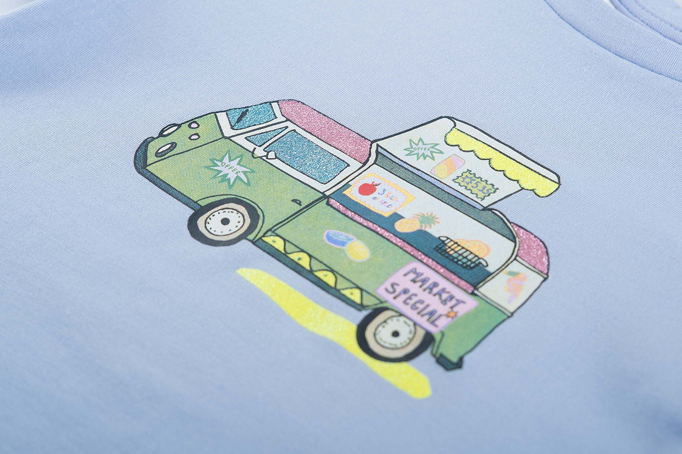 Someone T-Shirt Hermosa-SG-02-D detail foodtruck bus Volkswagen