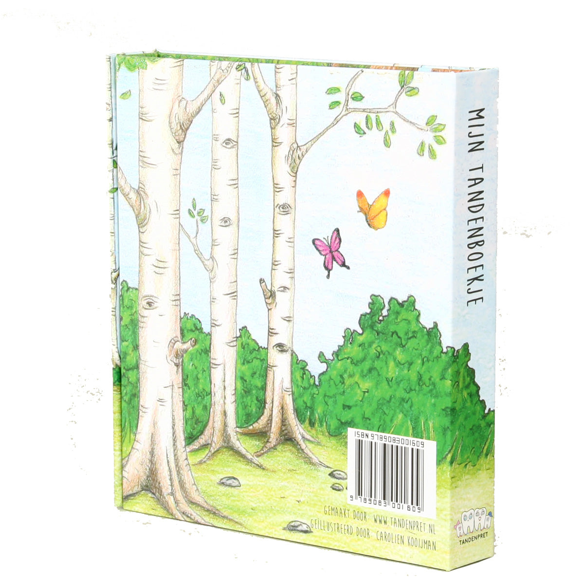 Tandenpret Tandenboekje Bosvriendjes achterzijde