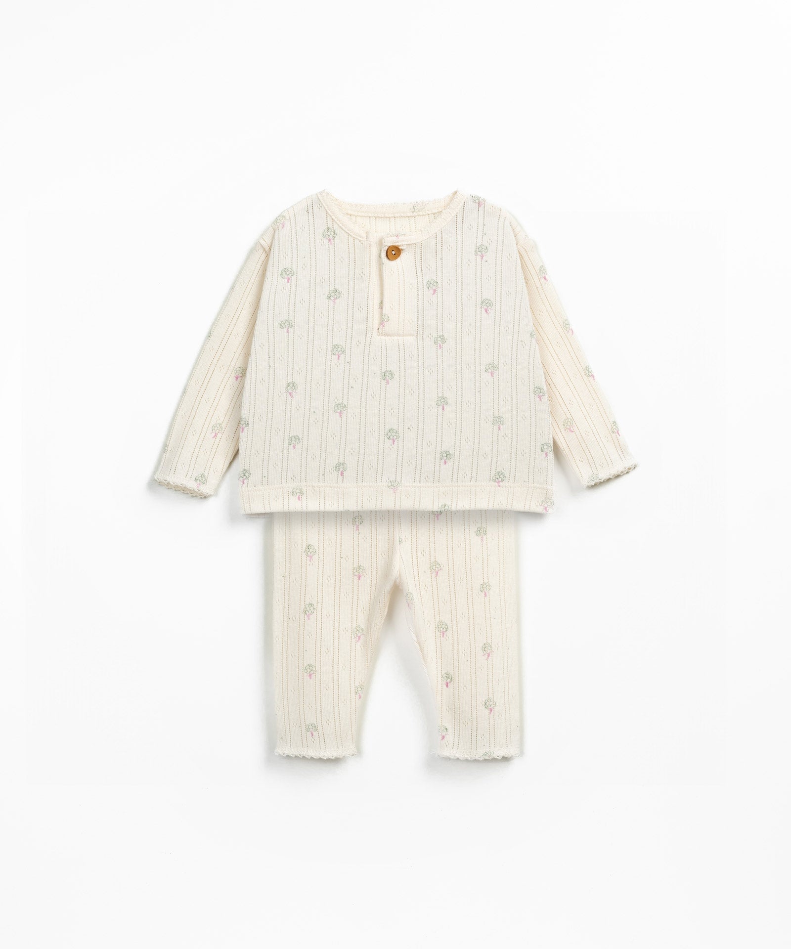 Play Up Printed Ajour Set - Grés voorzijde