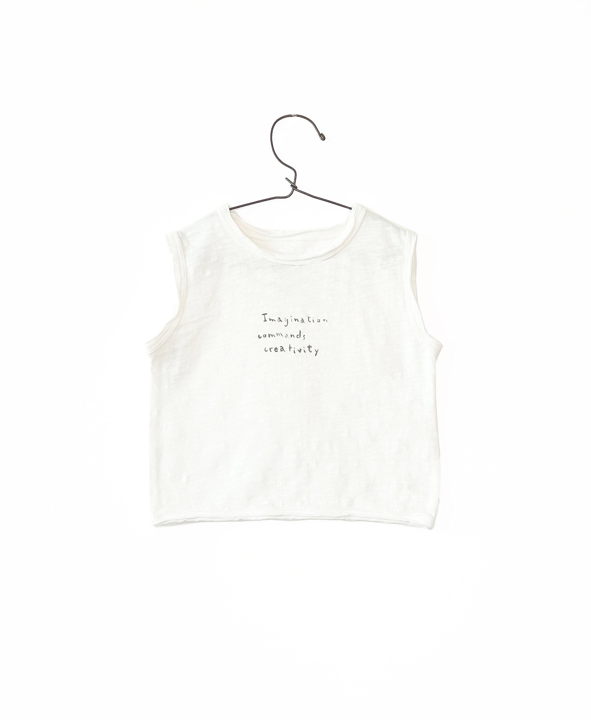 Play Up Flamé Jersey Sleeveless T-Shirt - Felt voorzijde