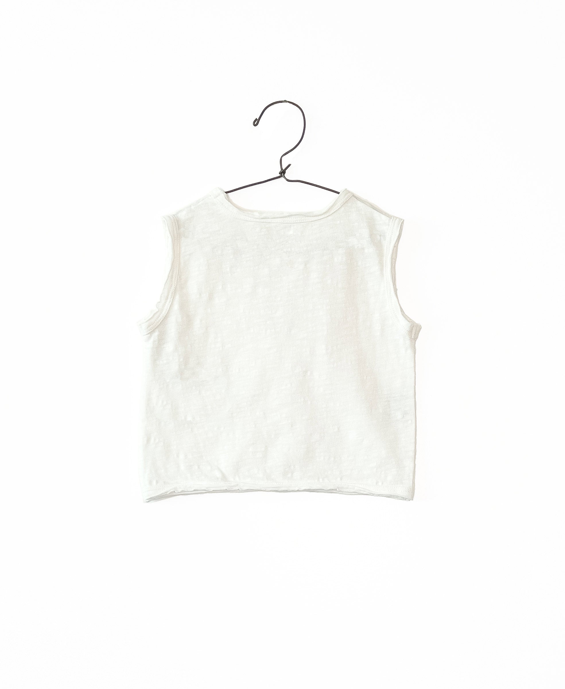 Play Up Flamé Jersey Sleeveless T-Shirt - Felt achterzijde