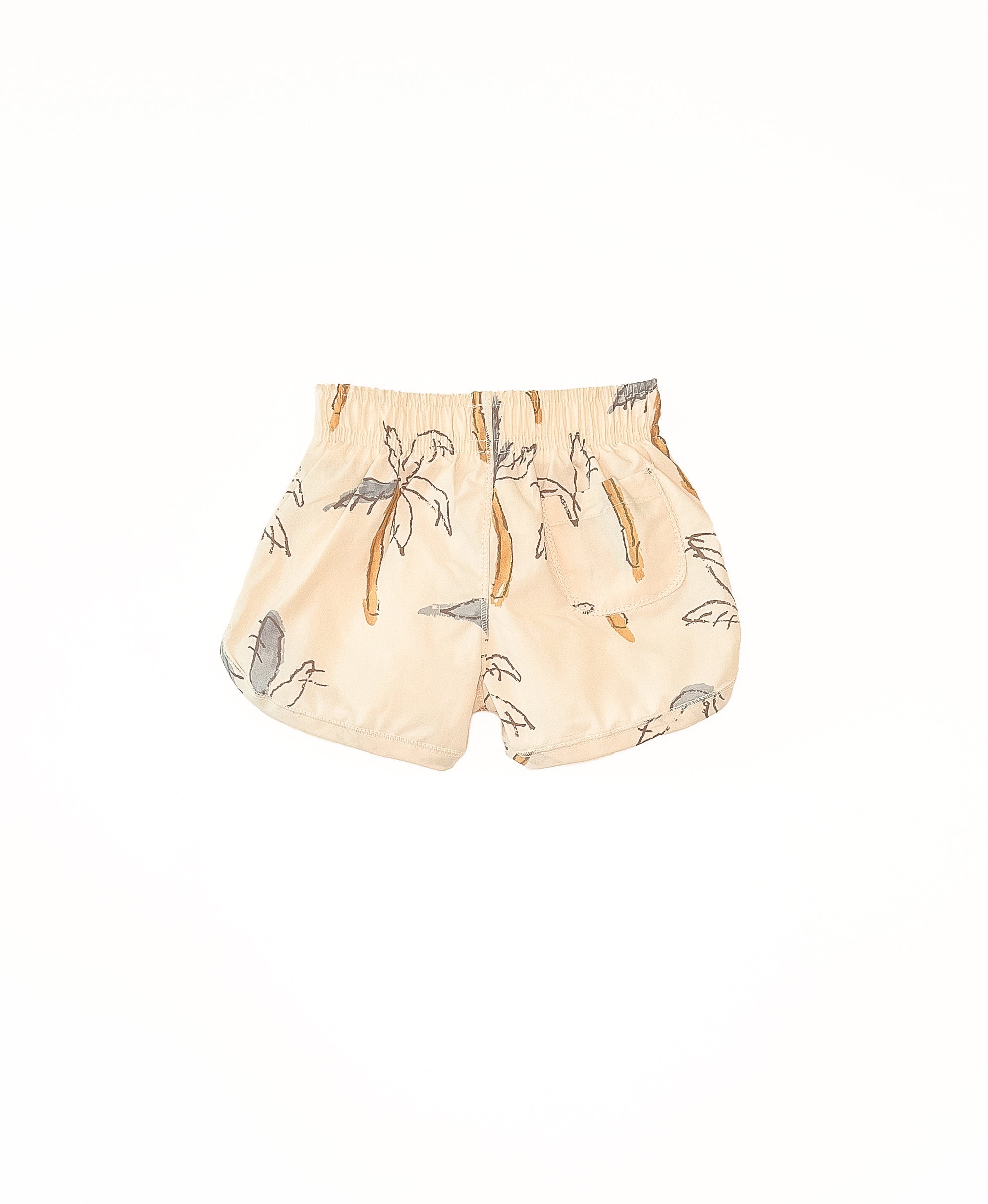 Play Up Printed Woven Swim Short - Crochet achterzijde