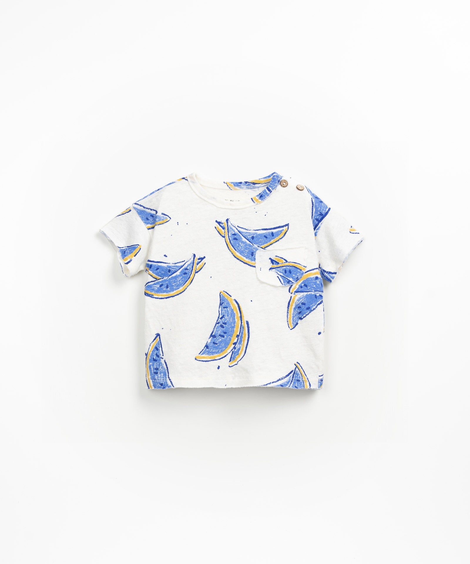 Play Up Printed Jersey T-Shirt - Shapes voorzijde