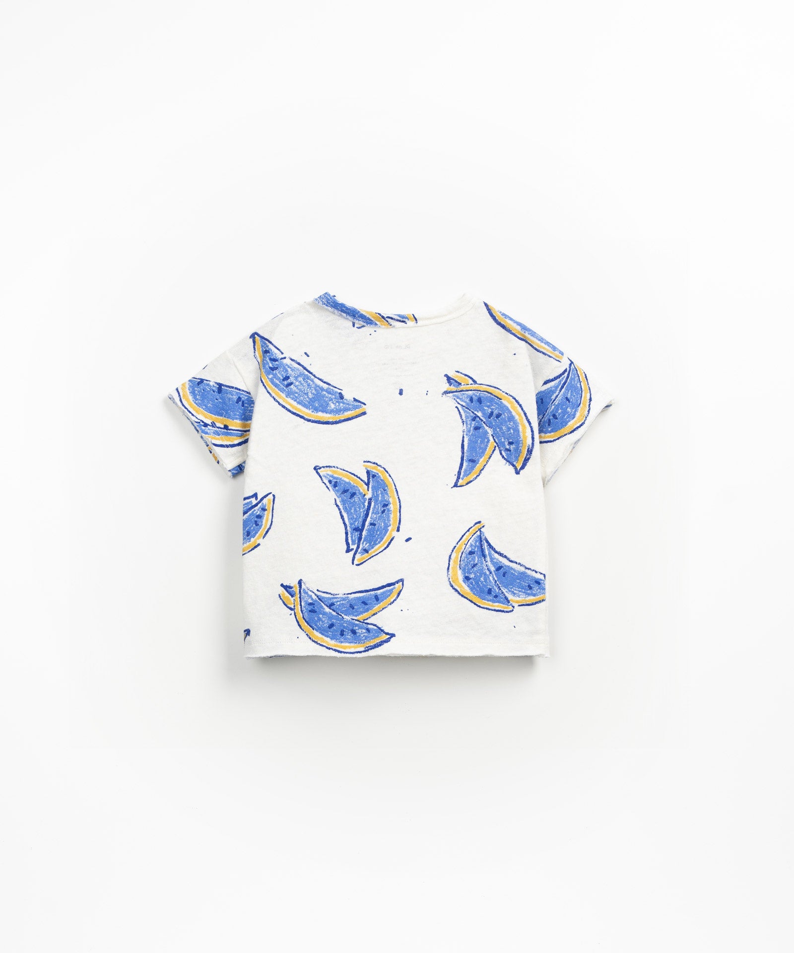 Play Up Printed Jersey T-Shirt - Shapes achterzijde meloen