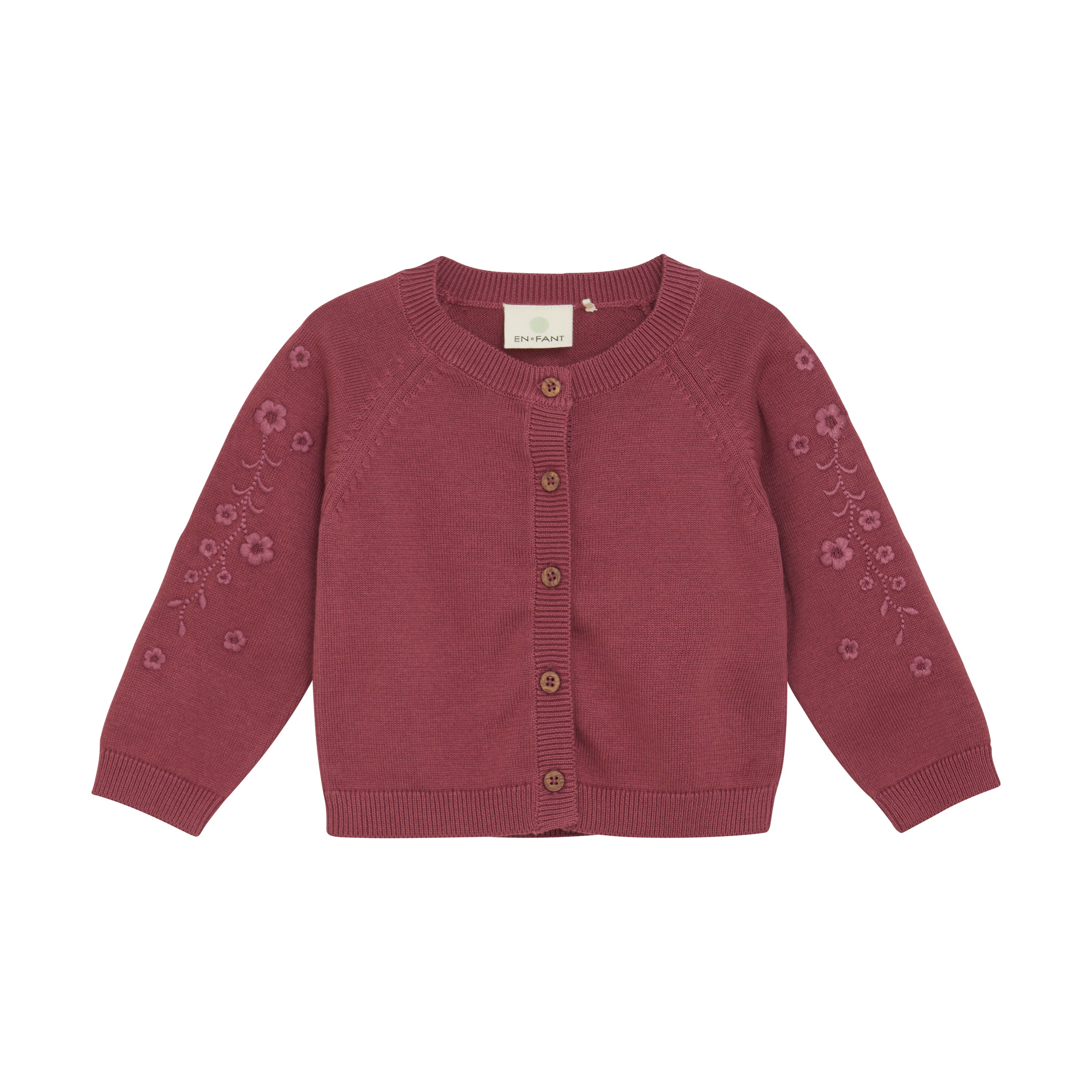 En Fant Cardigan Knit - Roan Rouge Voorzijde