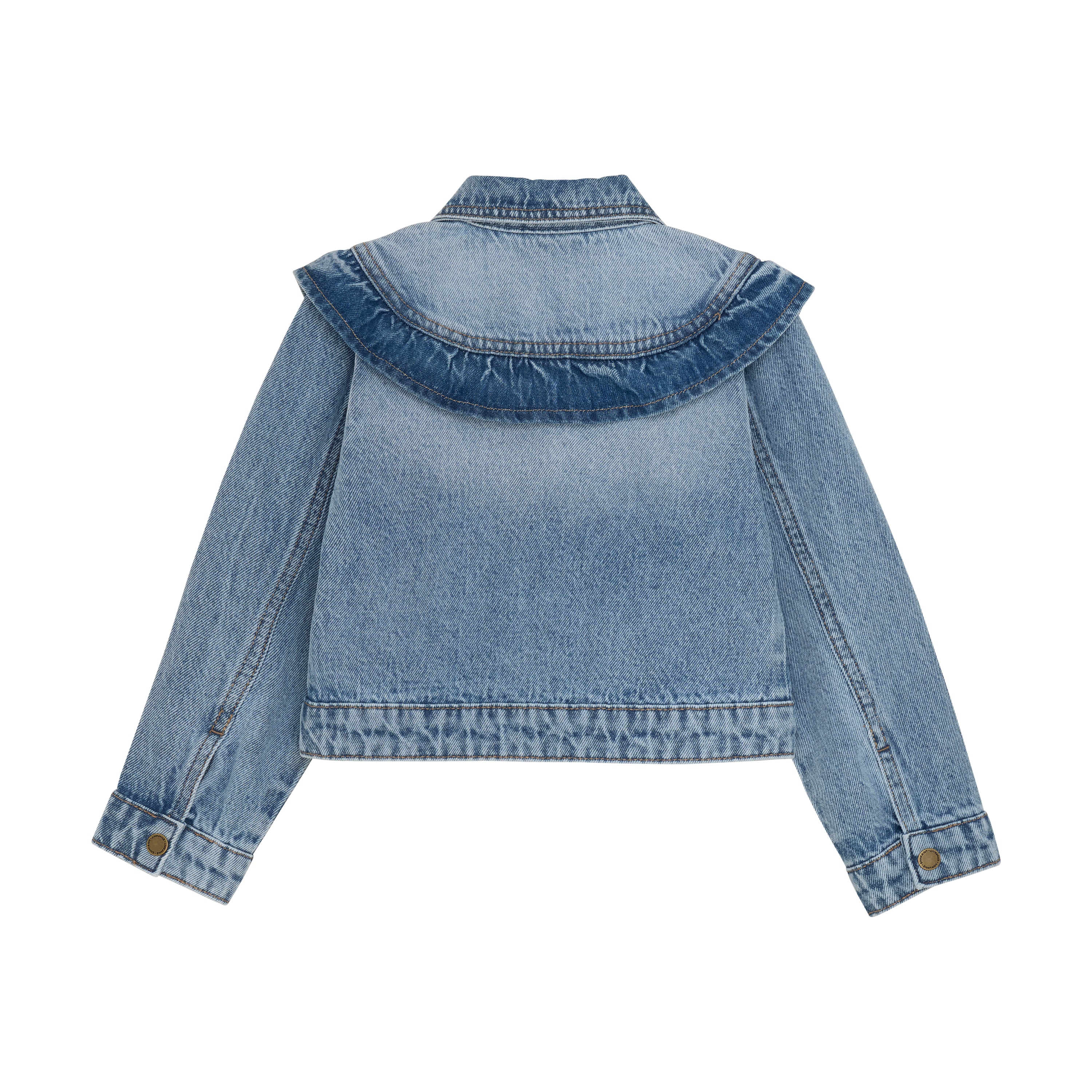 En Fant Jacket Denim - Light Denim Blue achterzijde