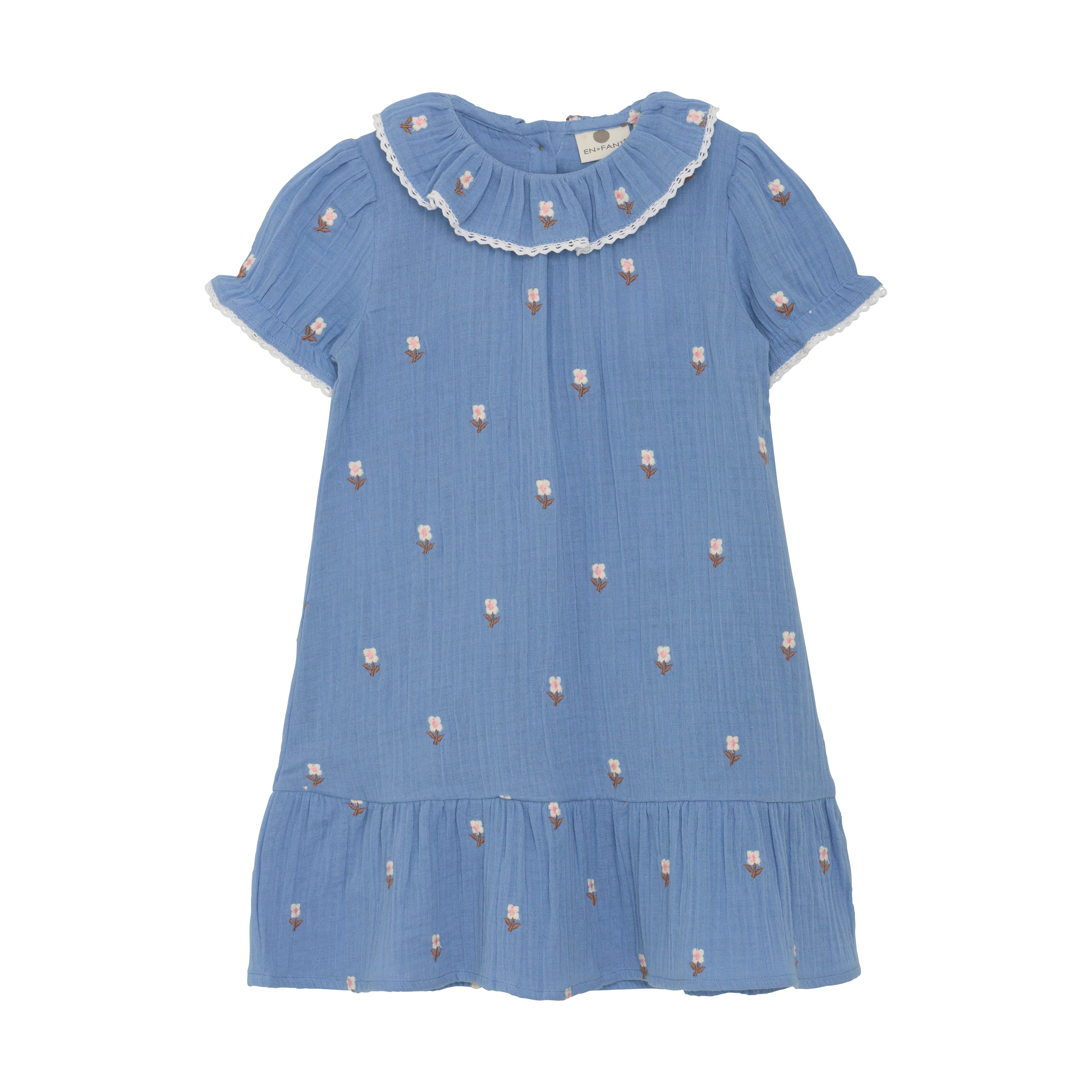 En Fant Dress Embroidery Muslin - Infinity voorzijde