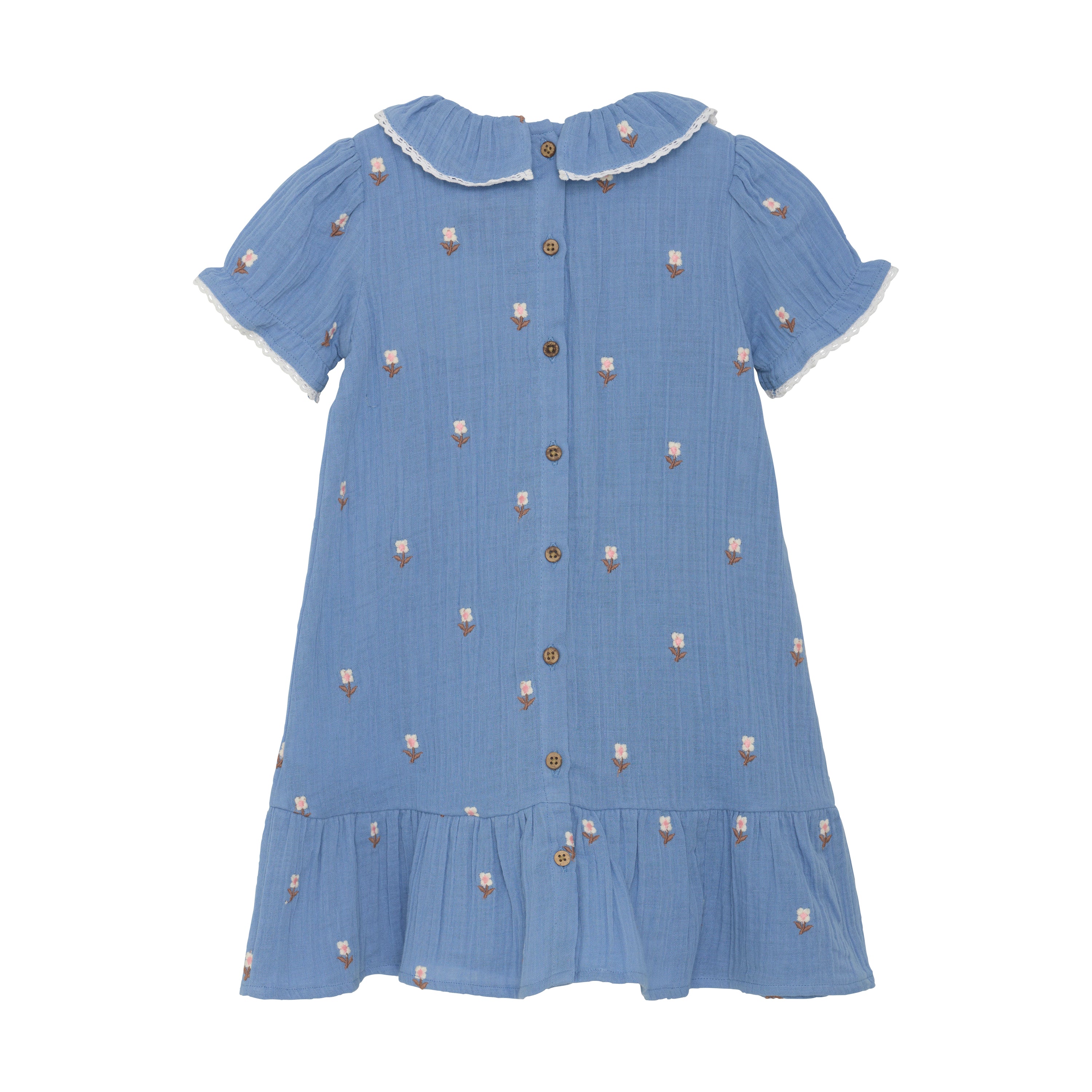 En Fant Dress Embroidery Muslin - Infinity achterzijde