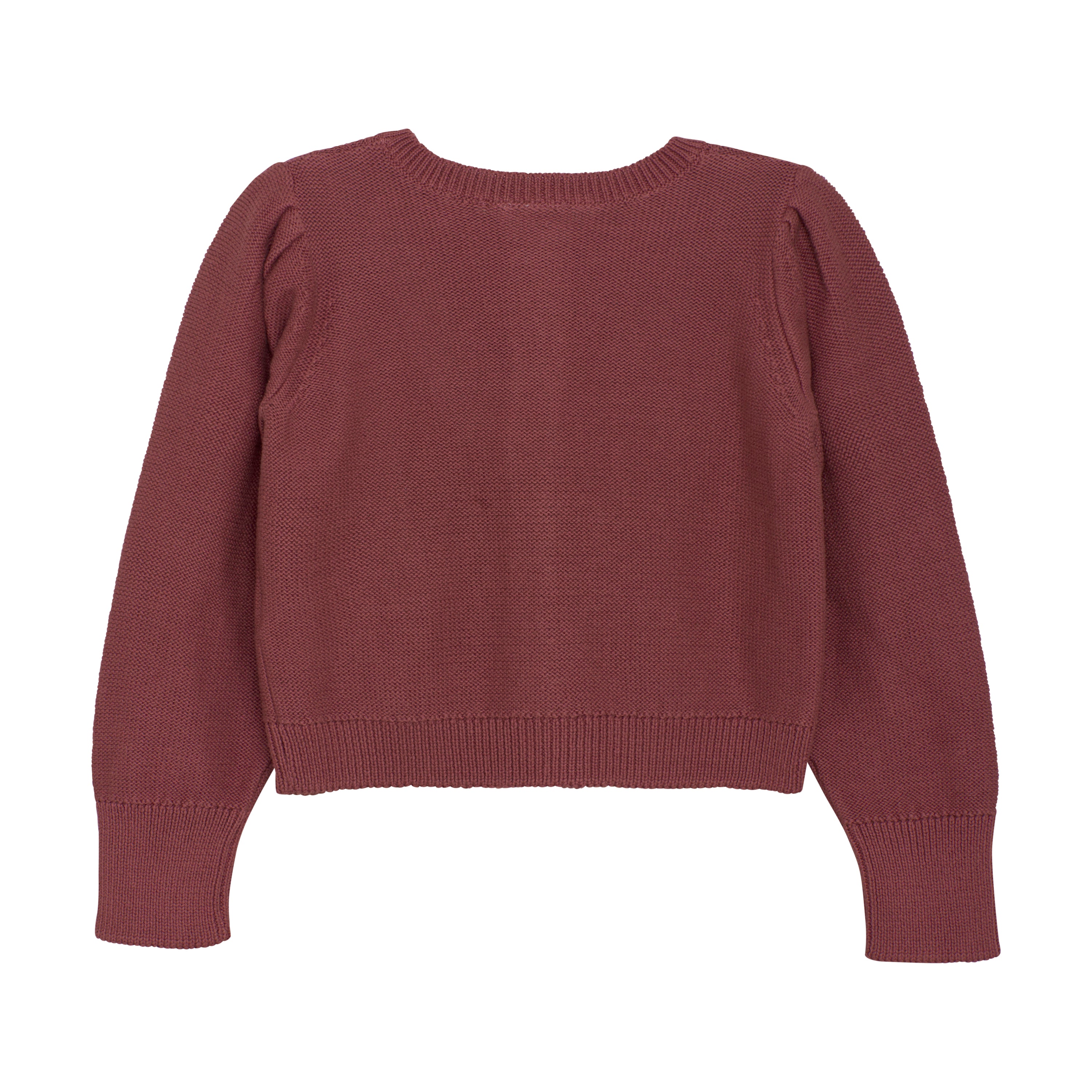 En Fant Cardigan Knit - Roan Rouge Achterzijde