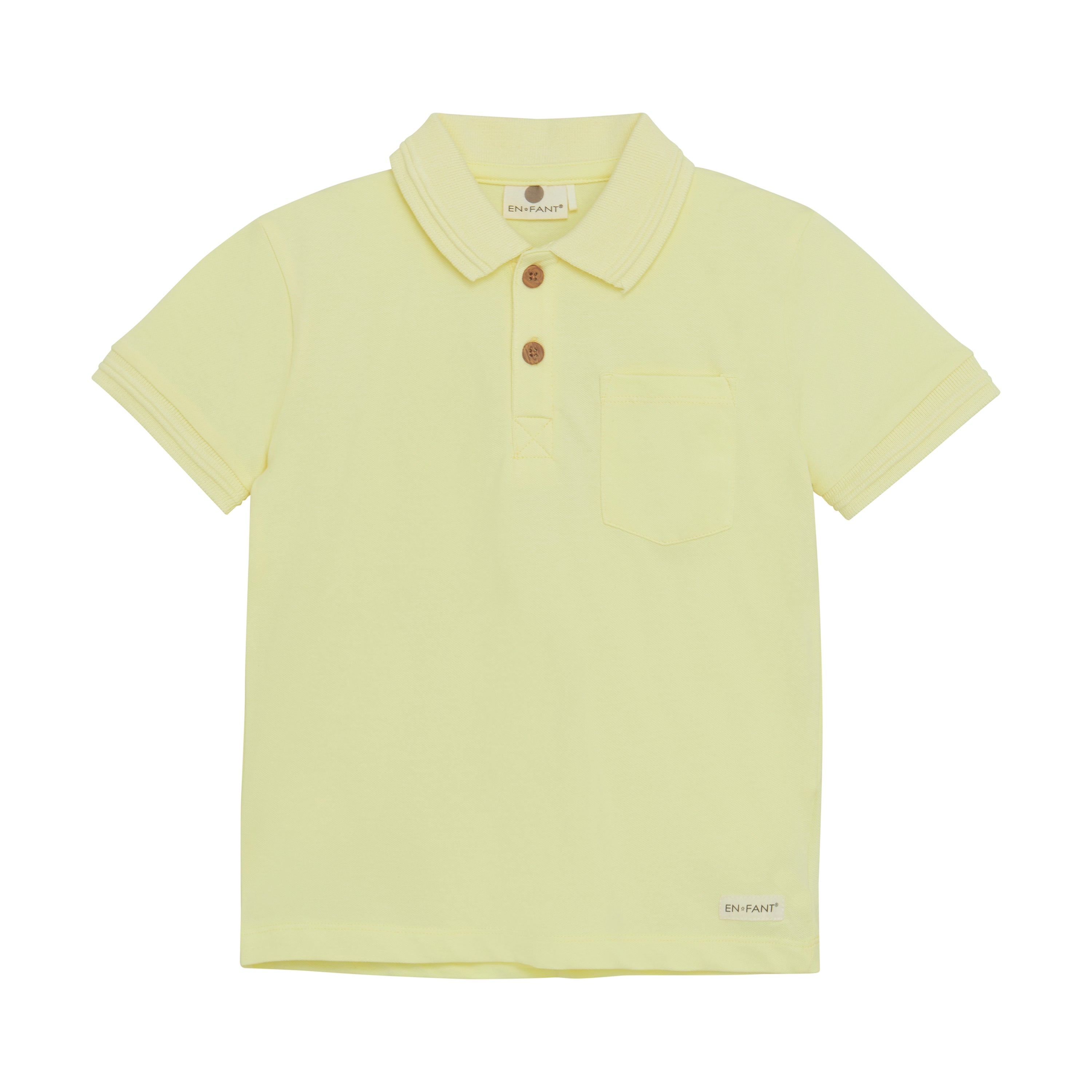 En Fant Polo SS - Tender Yellow voorzijde