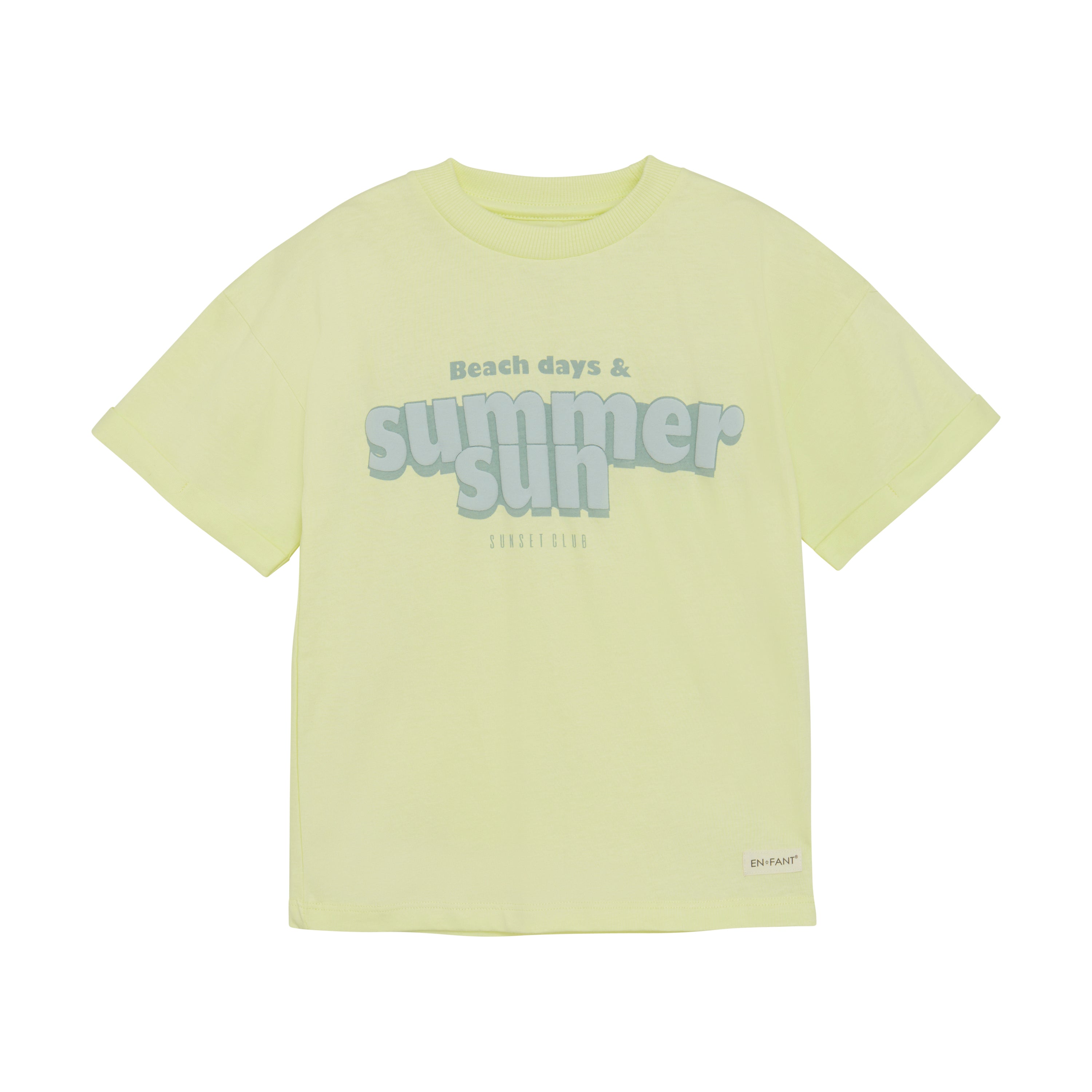 En Fant T-Shirt SS - Tender Yellow voorzijde