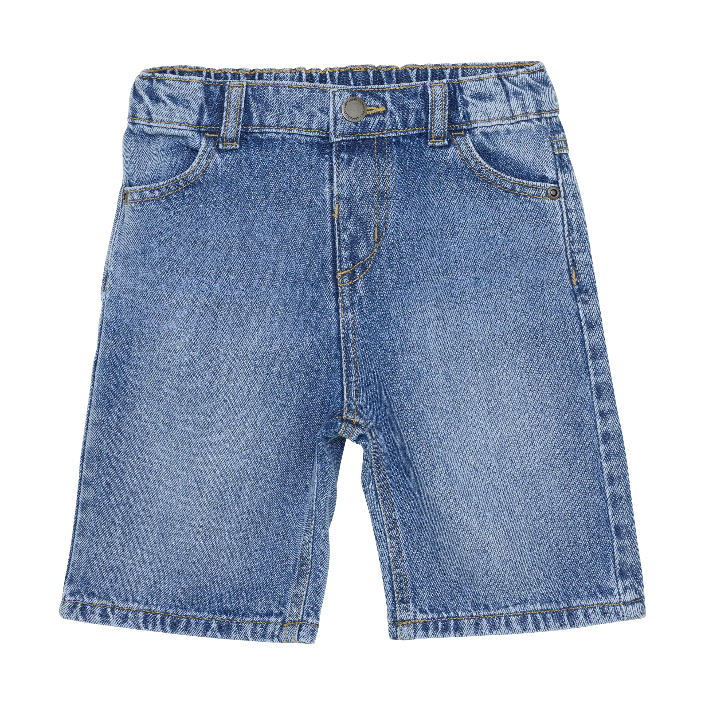 En Fant Shorts Bermuda Denim - Light Denim Blue voorzijde
