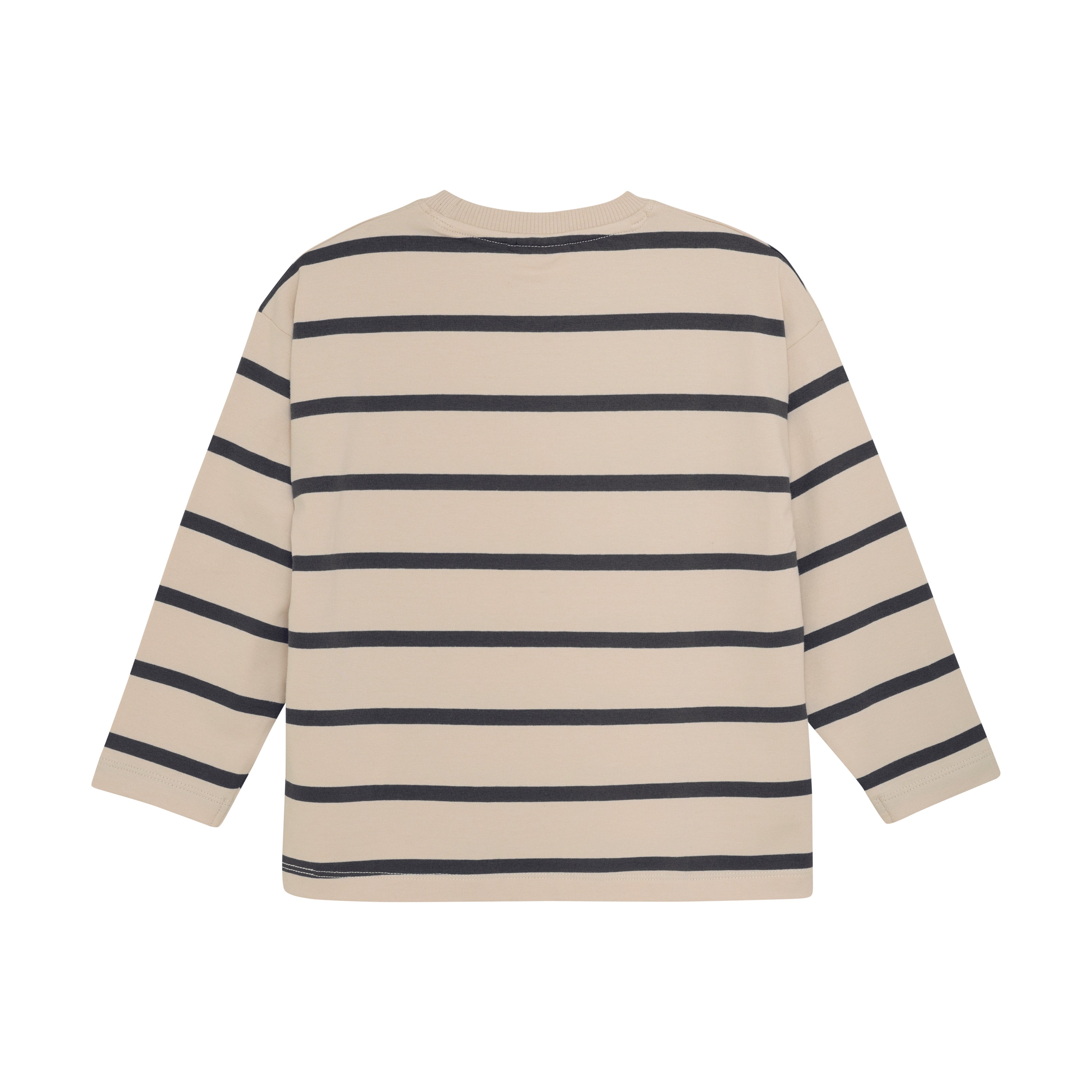 En Fant T-Shirt LS Stripe Oversize - Ebony Achterzijde