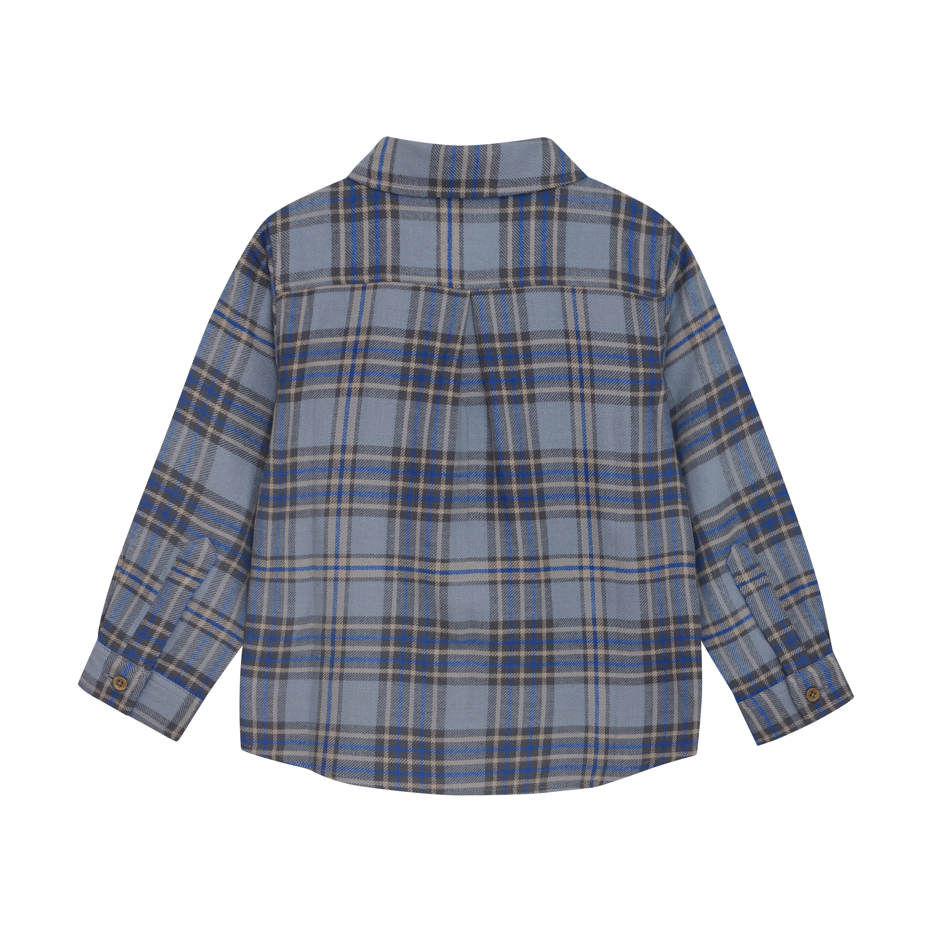 En Fant Shirt LS Check - Flint Stone Achterzijde