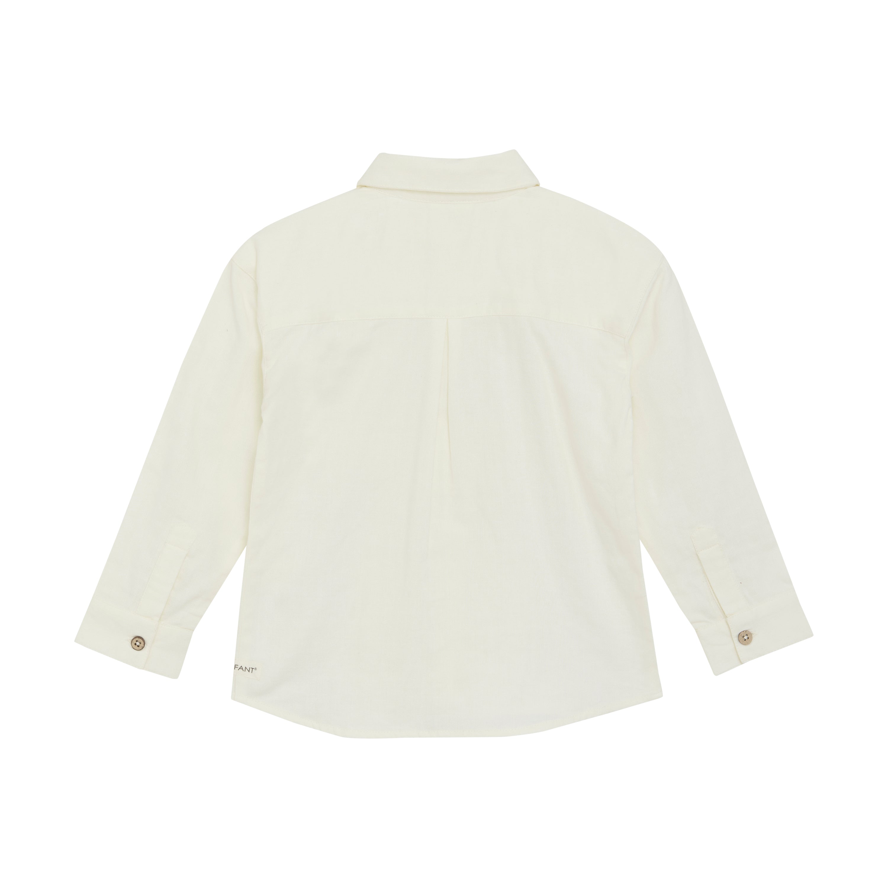 En Fant Shirt LS - Egret Achterzijde
