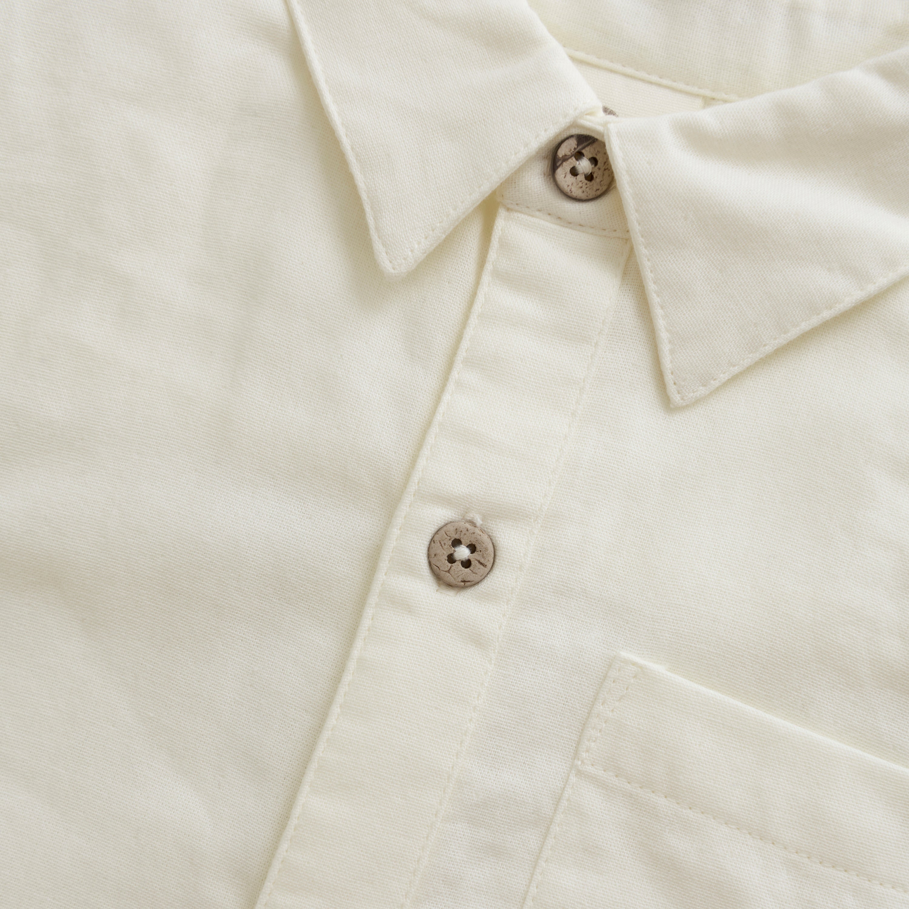 En Fant Shirt LS - Egret Detailfoto