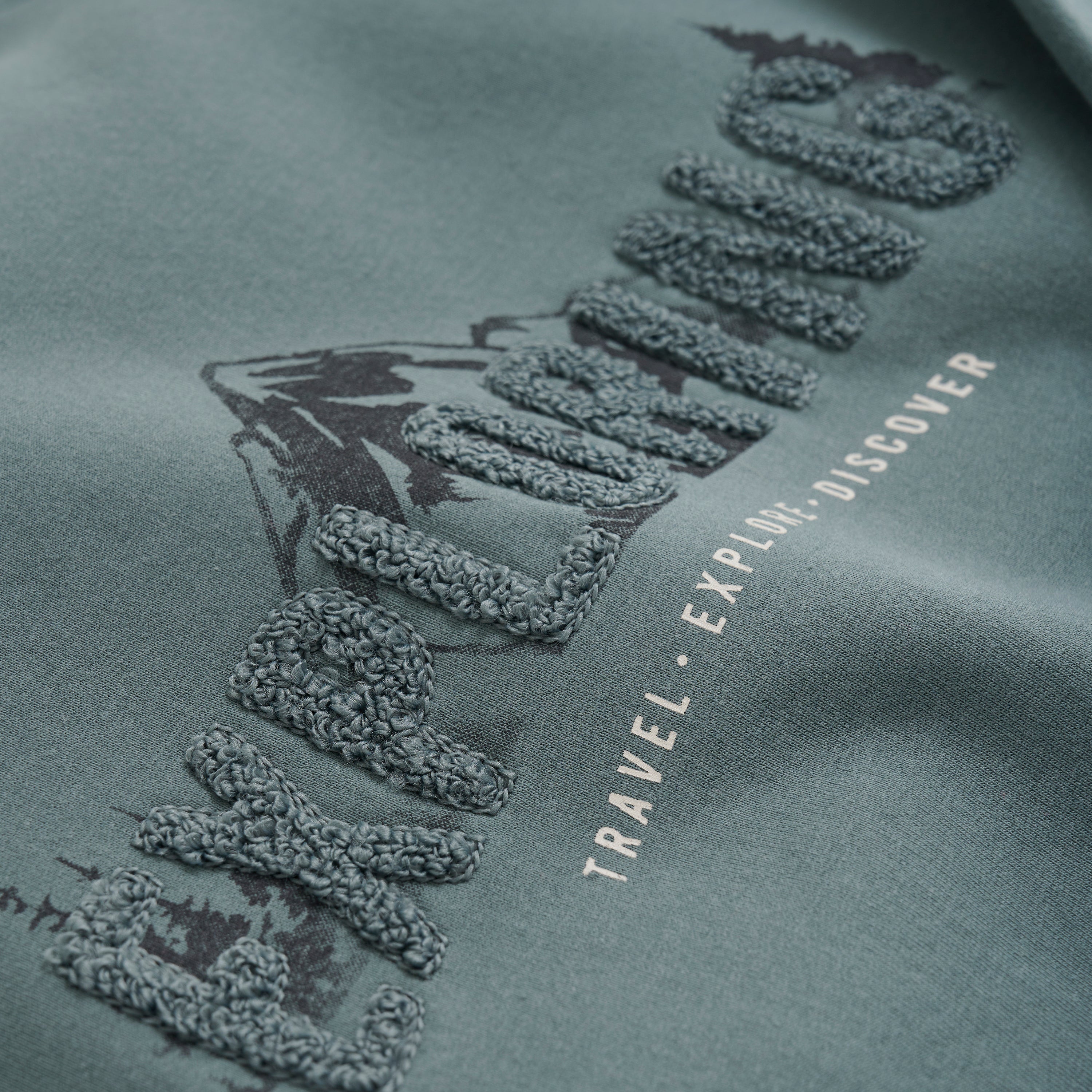 En Fant Sweatshirt - Balsam Green Detailfoto