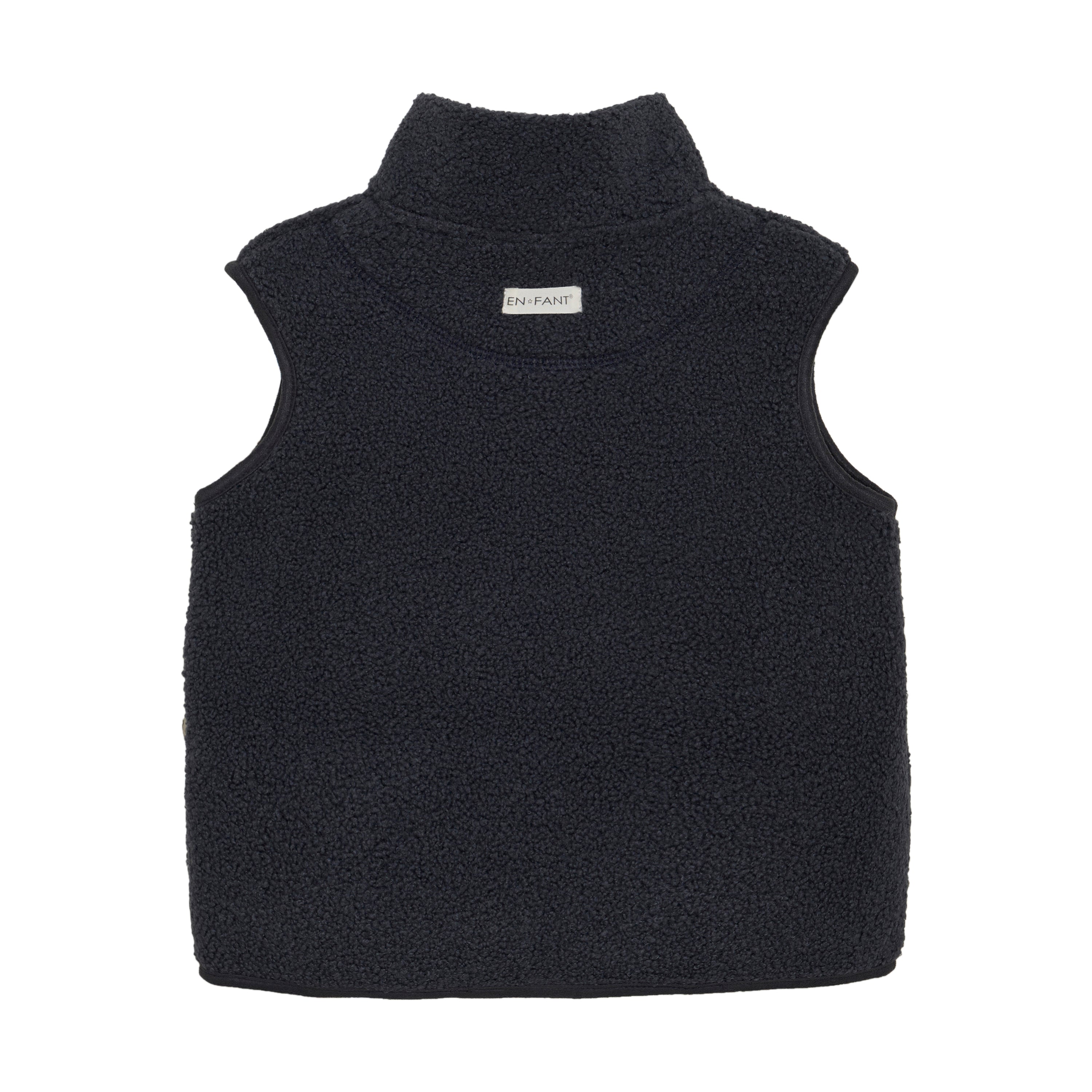 En Fant Waistcoat Teddy - Ebony Achterzijde