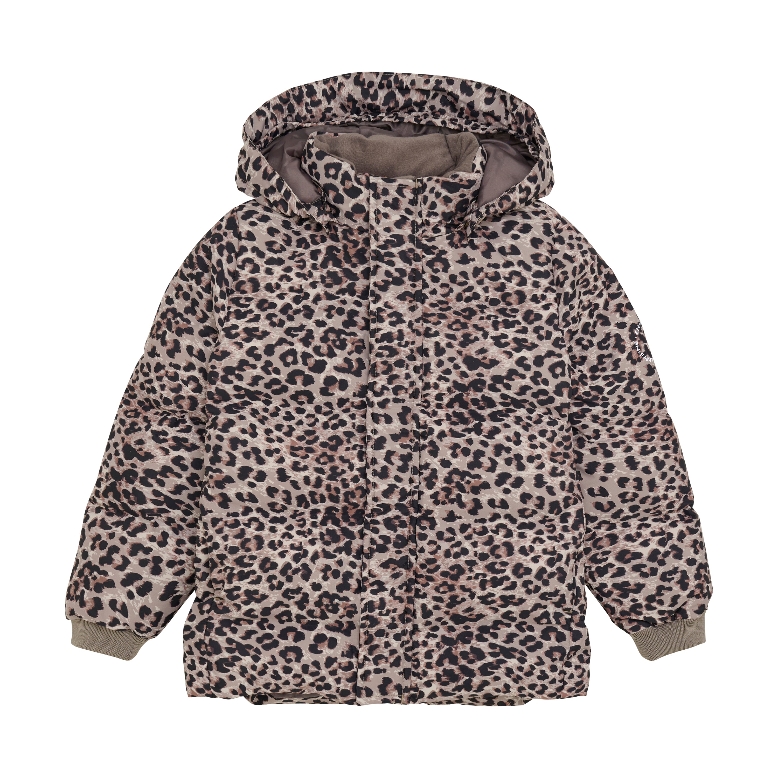 En Fant Jacket Quilt AOP Seamless Channels - Pine Bark Voorzijde