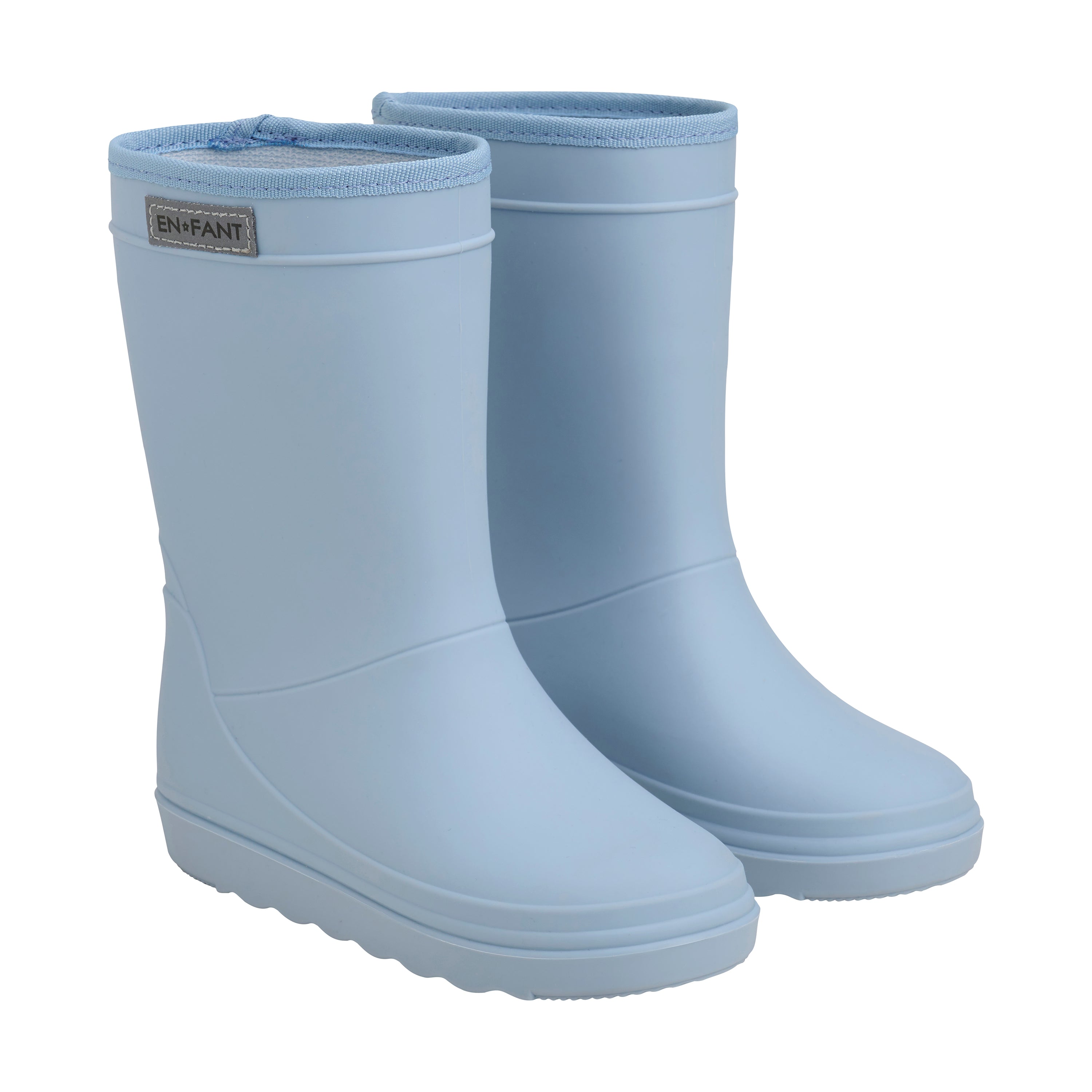 En Fant Rain Boots - Solid Dusty Blue voorzijde