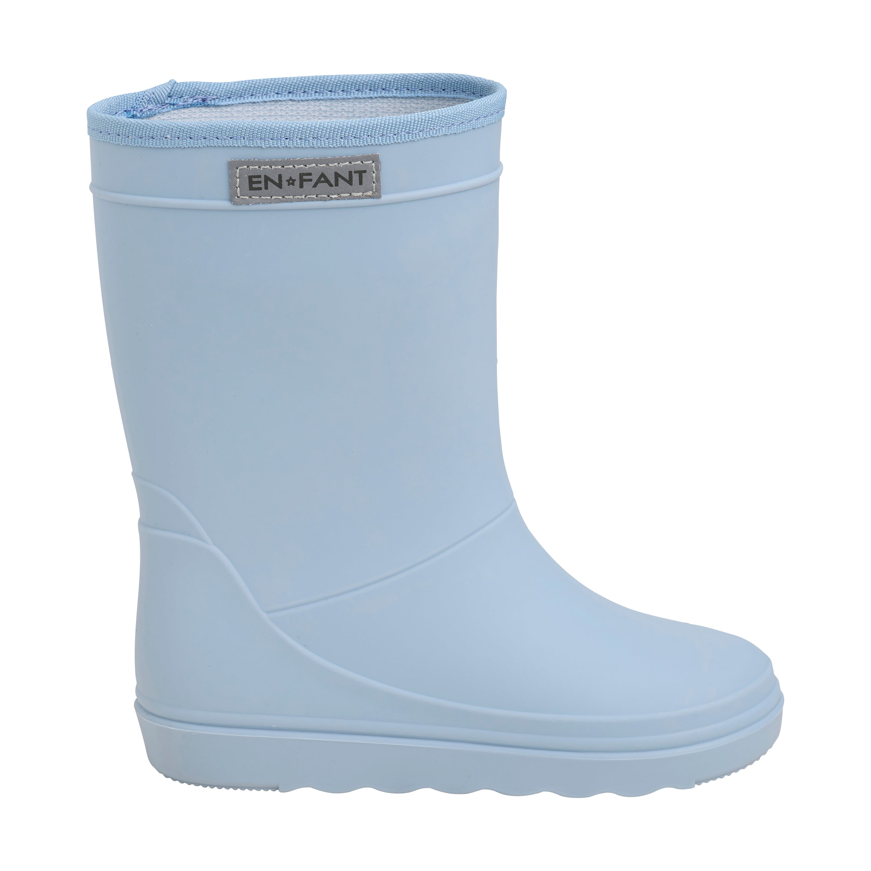 En Fant Rain Boots - Solid Dusty Blue zijkant