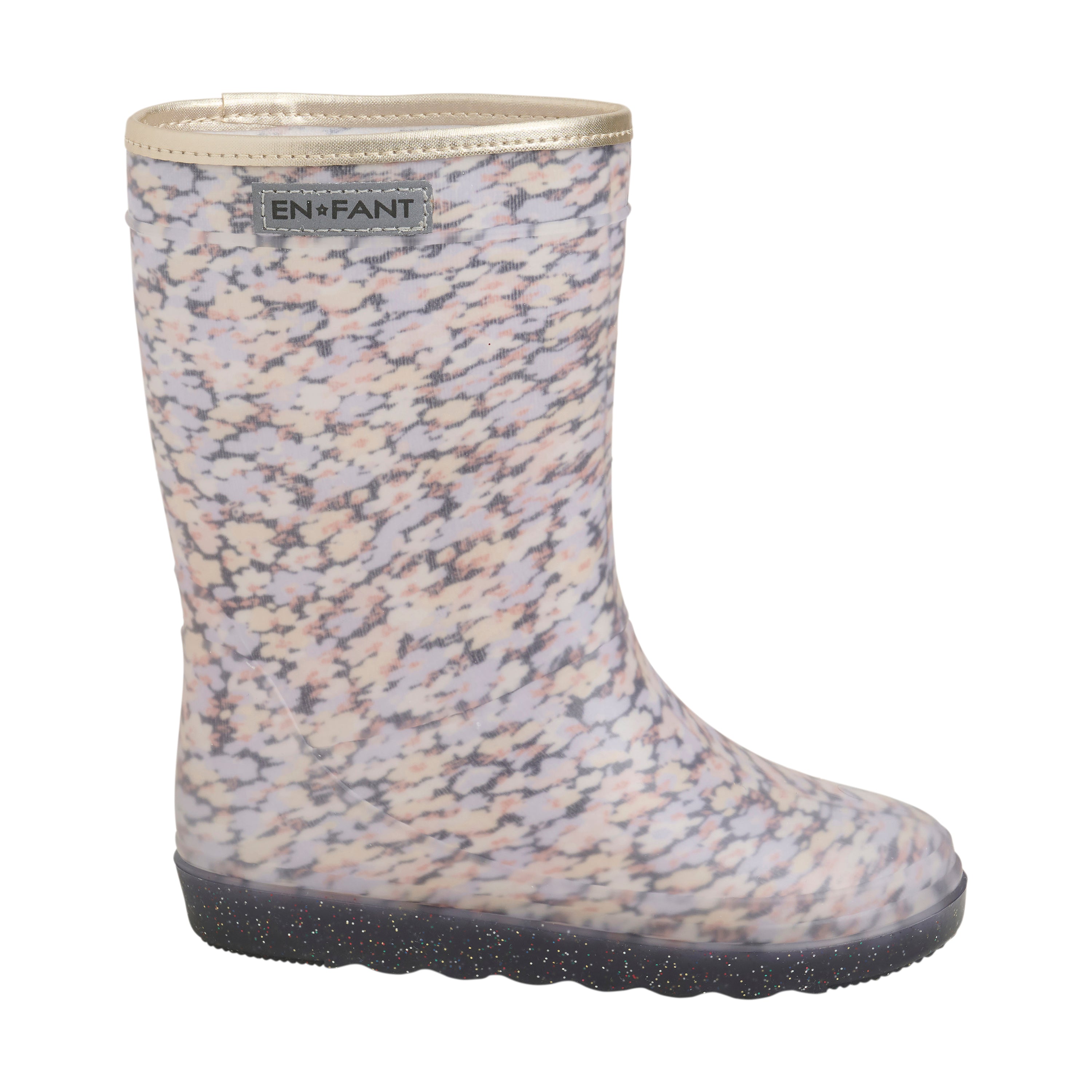 En Fant Rain Boots - Print India Ink zijkant