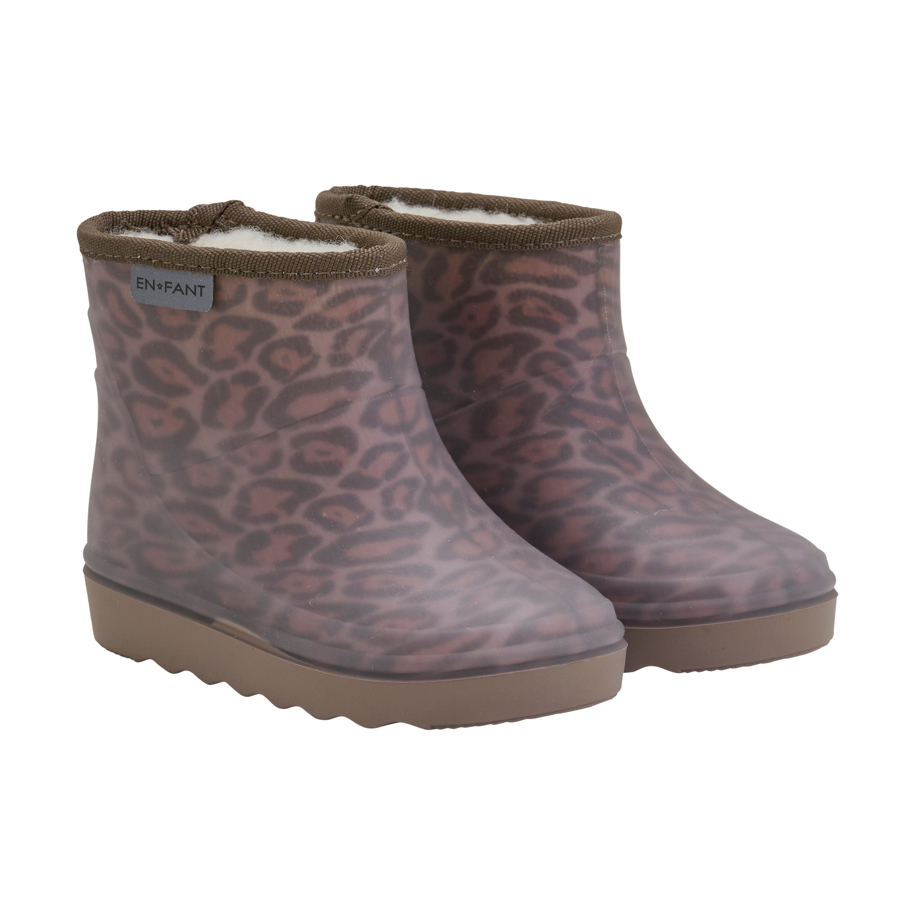 Thermo Boots Short Print Pine Bark