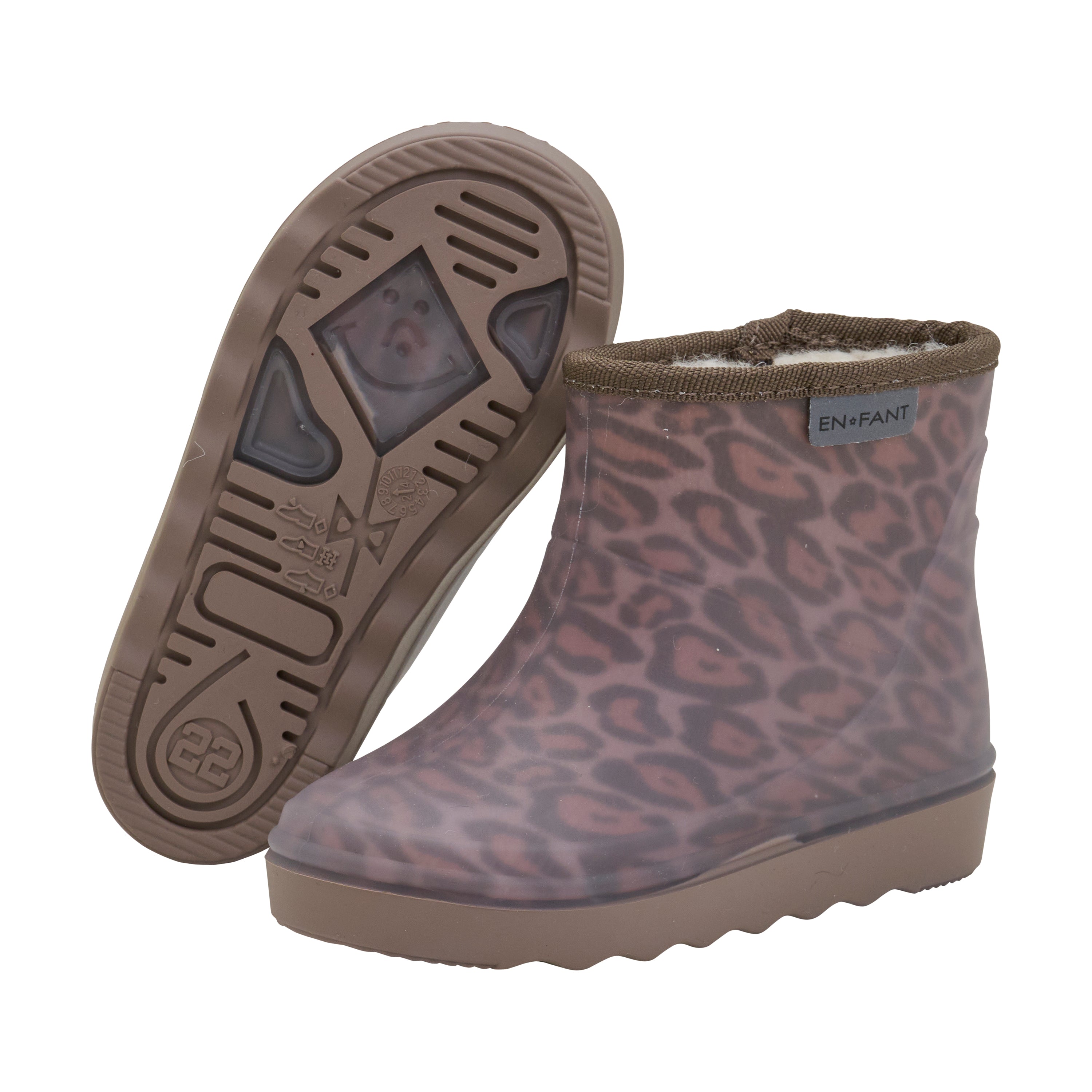 Thermo Boots Short Print Pine Bark