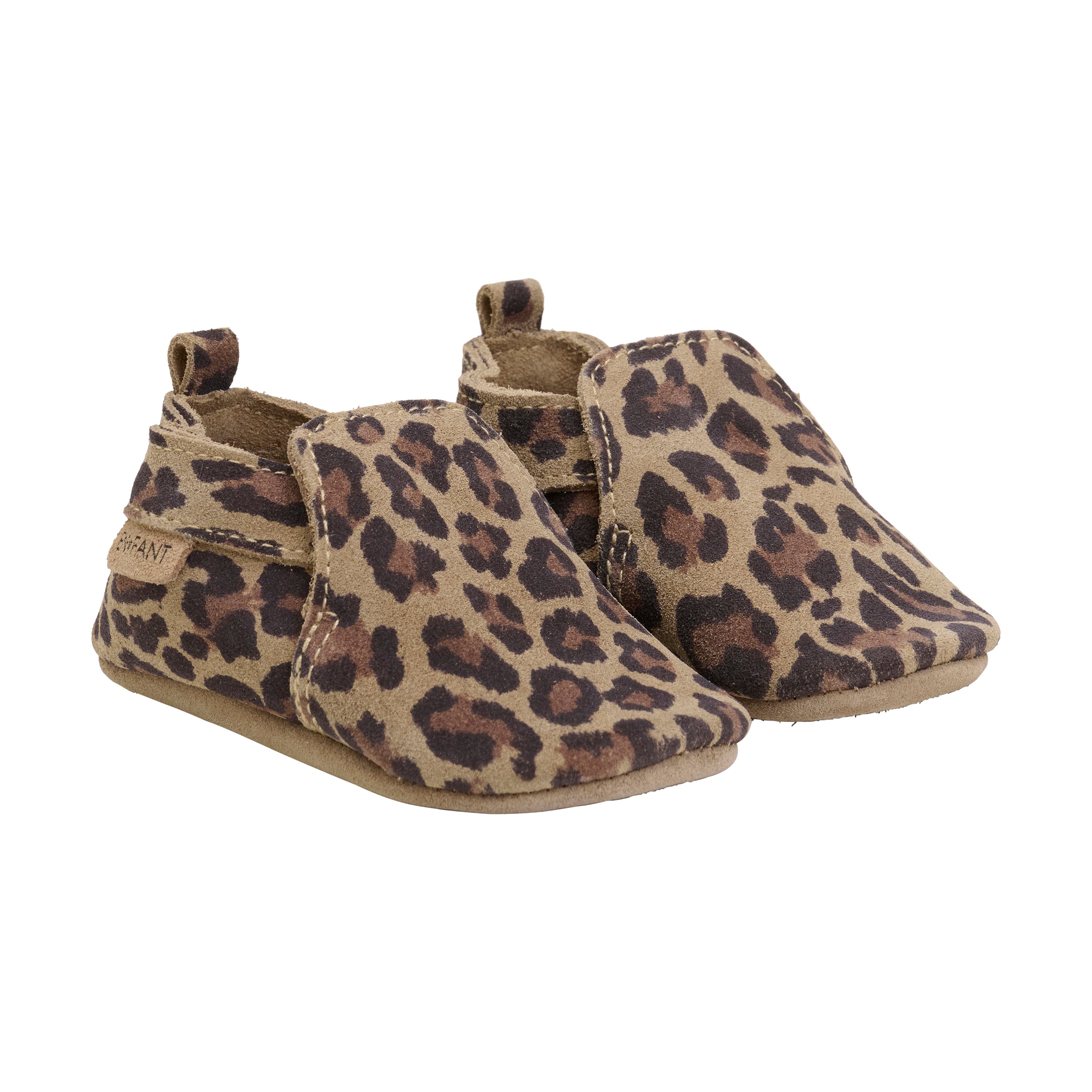 En Fant Slippers Suede AOP - Pine Bark