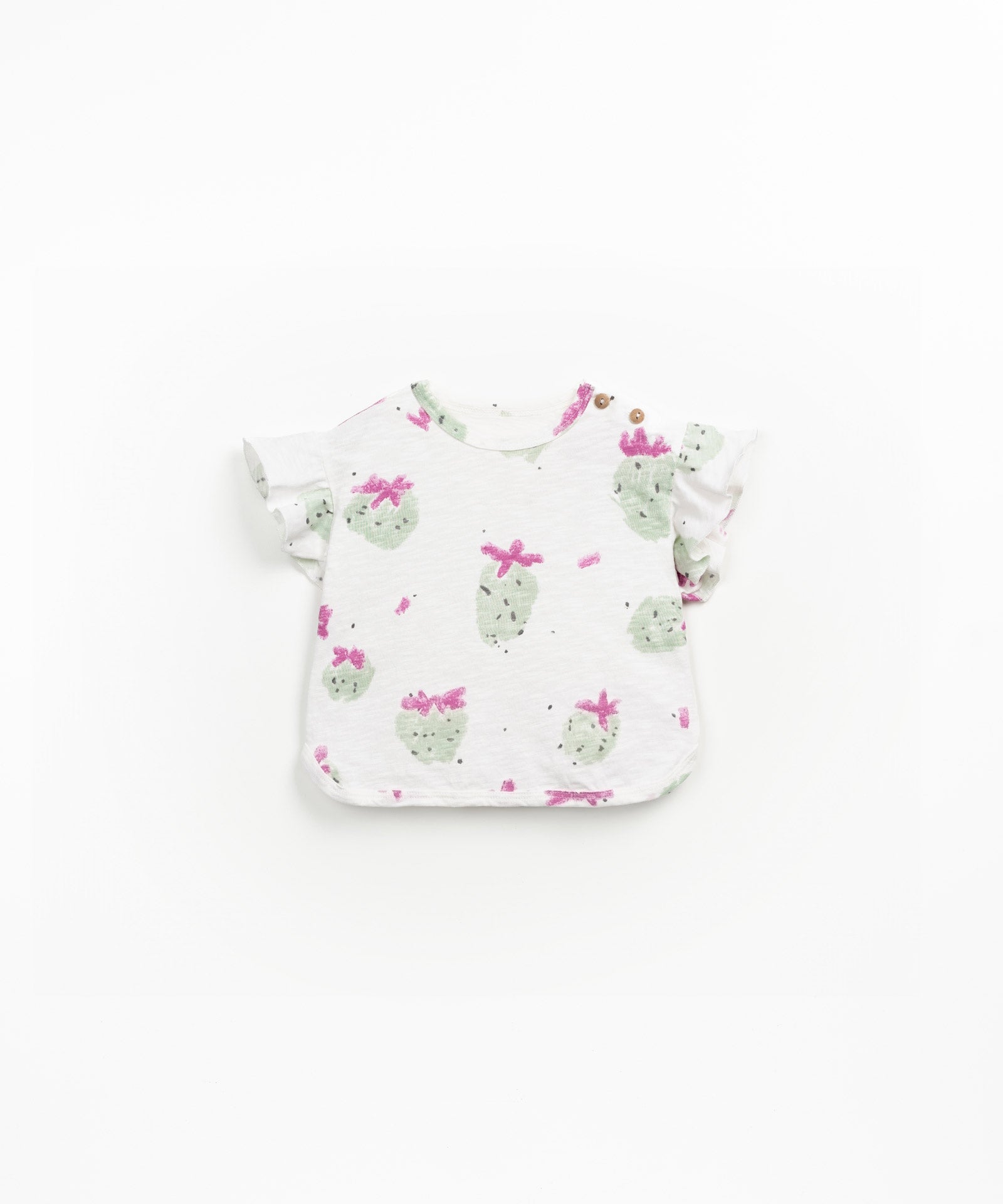 Play Up Printed Jersey T-Shirt - Shapes voorzijde