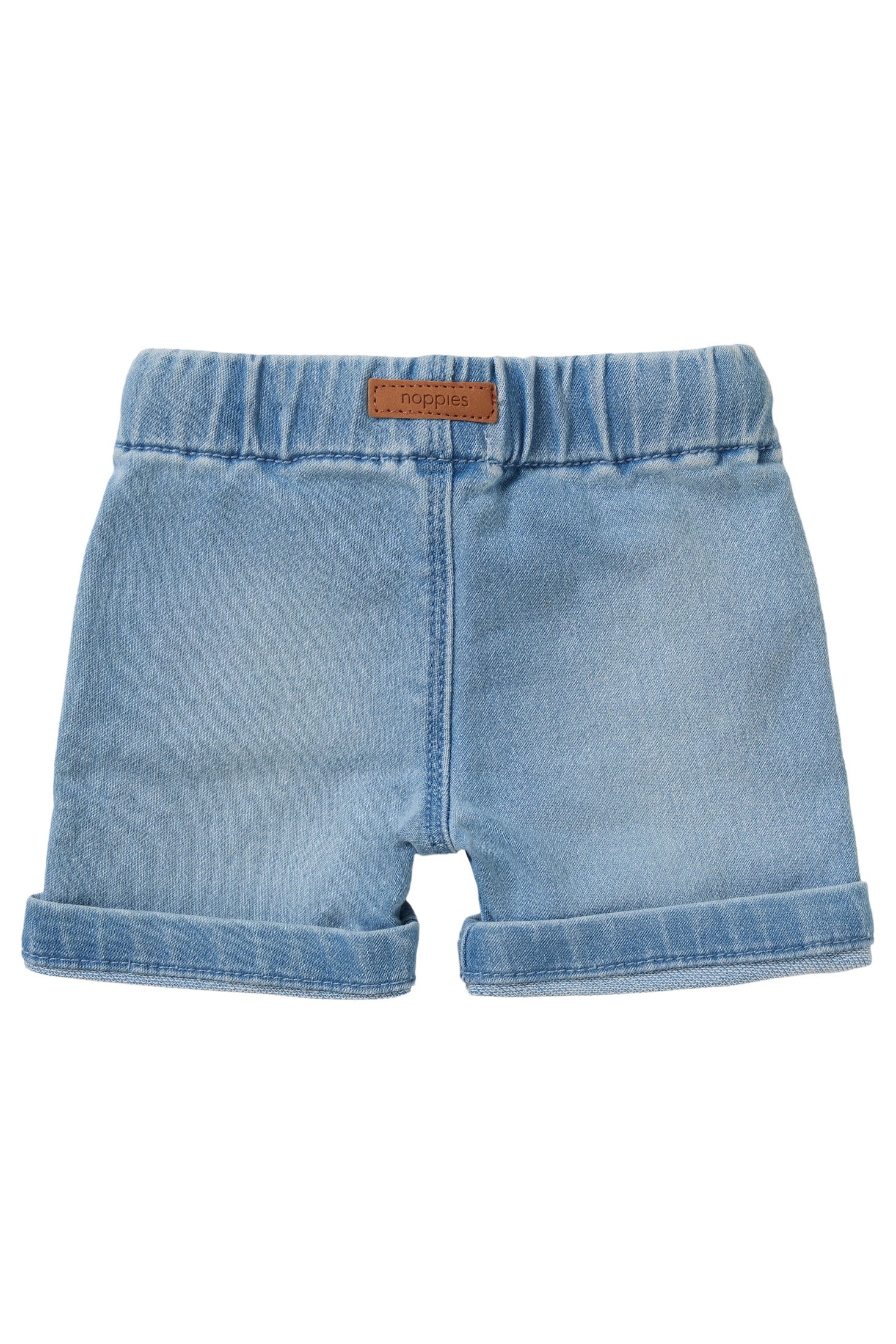 Noppies Short Denim Bayport - Light Blue Wash achterzijde