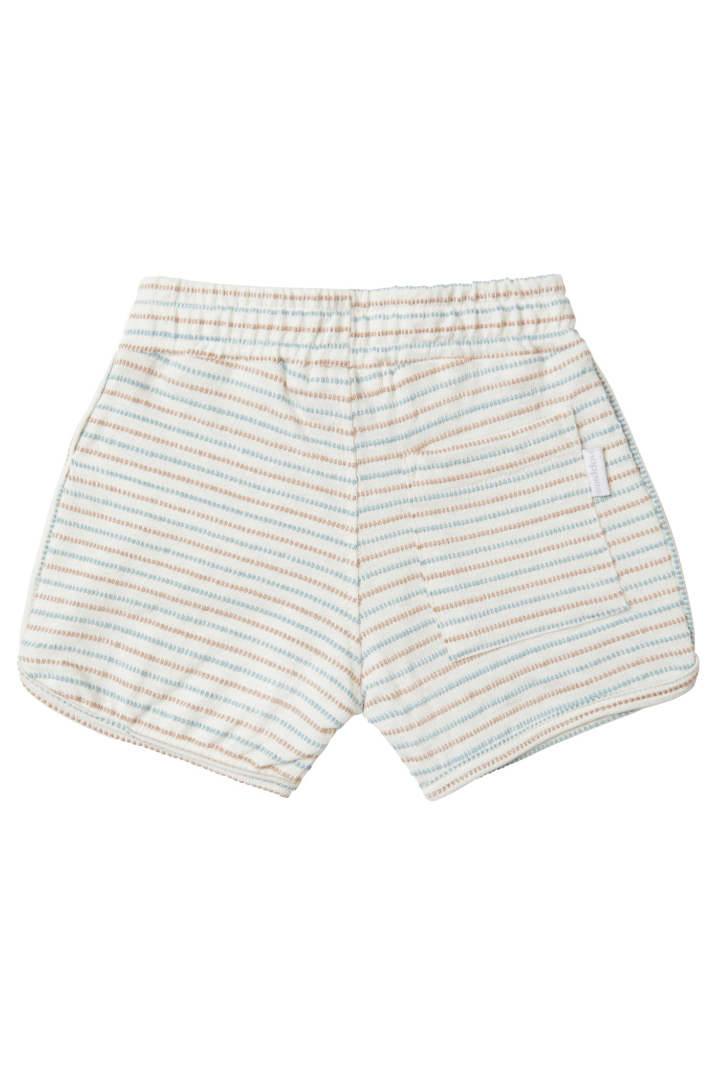 Noppies Short Berne Stripe - Whisper White achterzijde