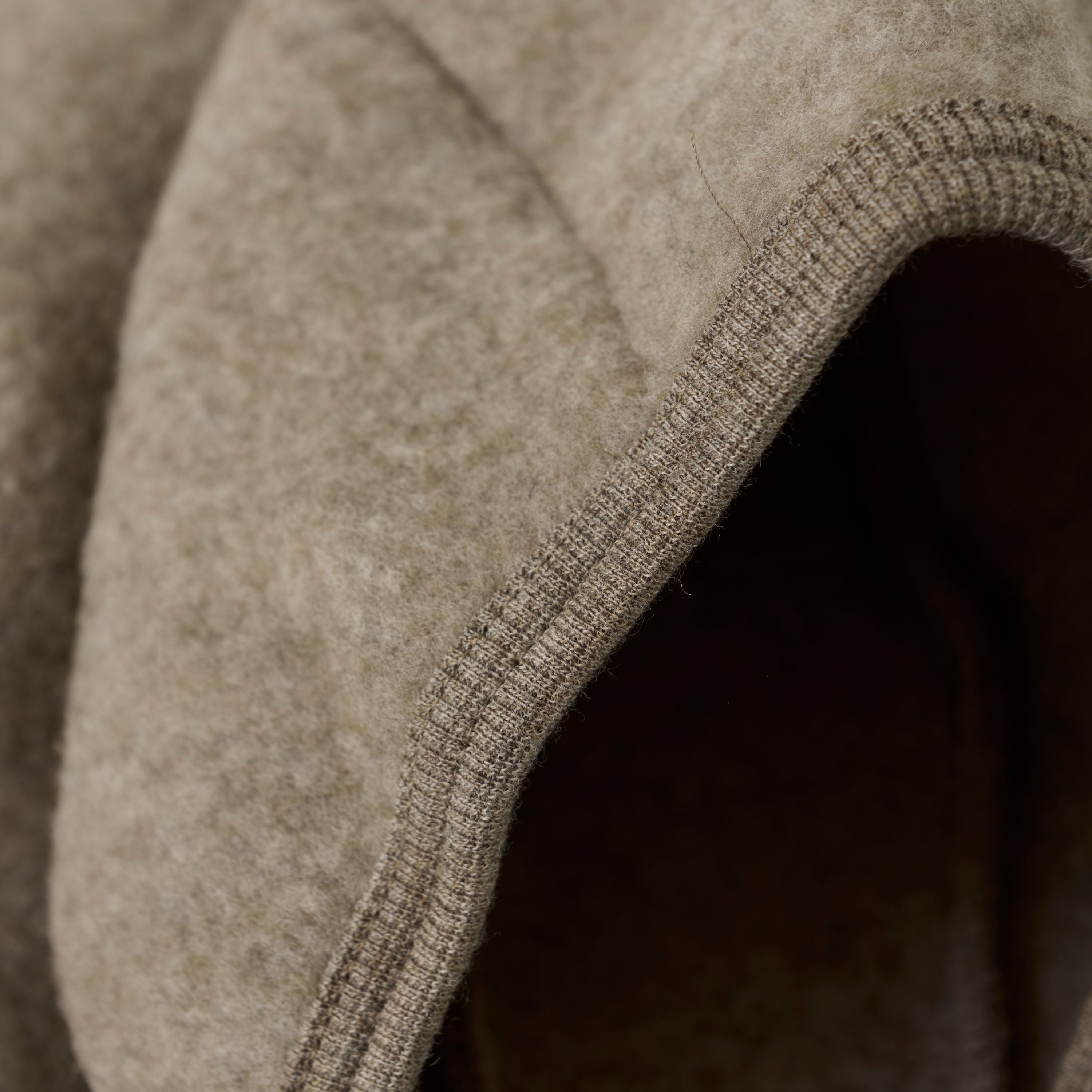 Huttelihut Jacket Wool Fleece - Savannah Melange Detailfoto