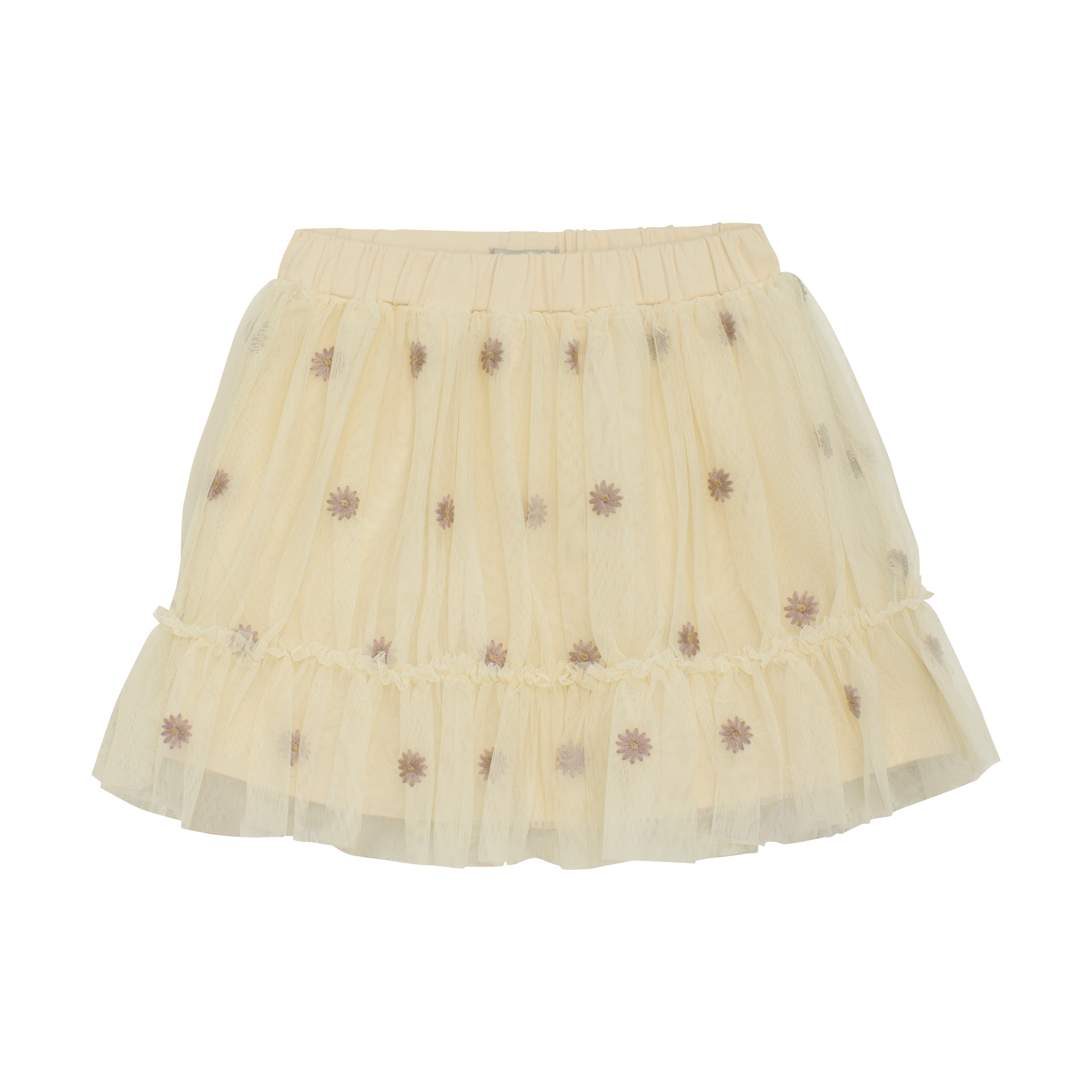 Huttelihut Skirt Tulle - Shortbread Voorzijde
