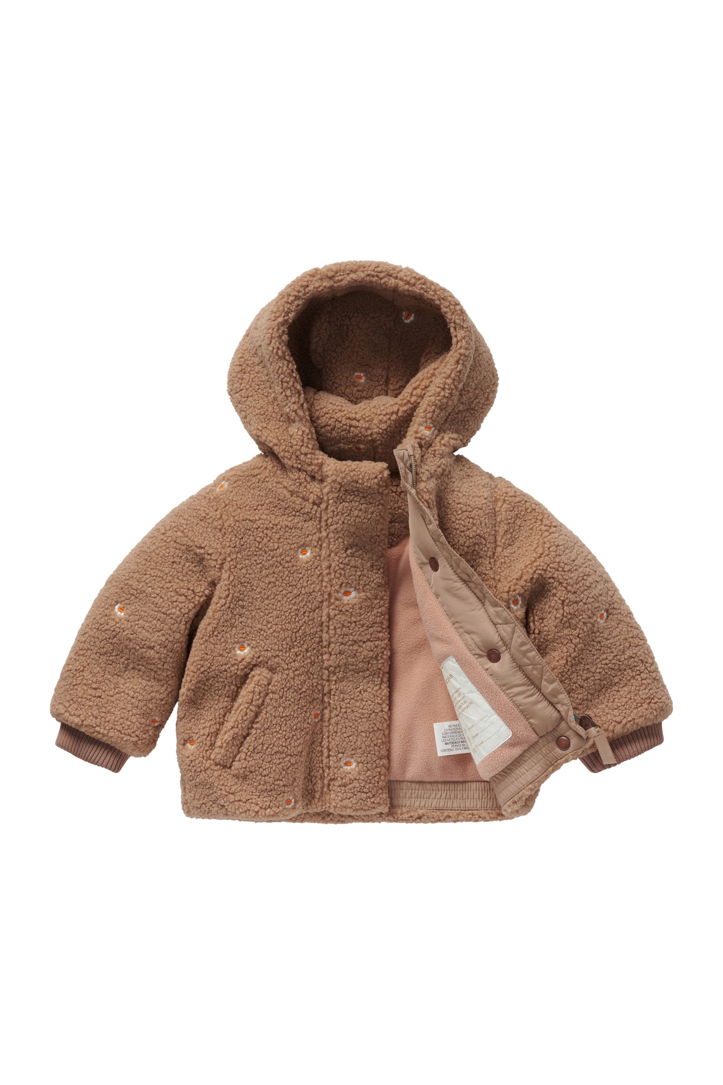 Noppies Girls Jacket Montgomery - Brown voorzijde