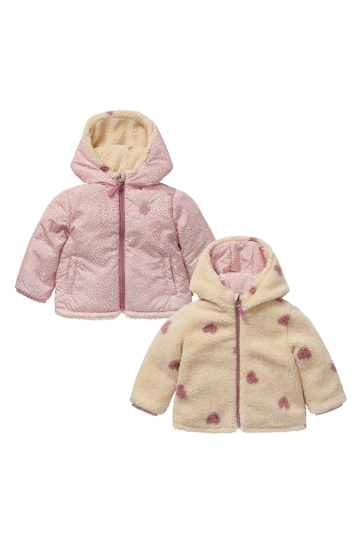 Noppies G Jacket Maplegrove reversible - Red overzicht