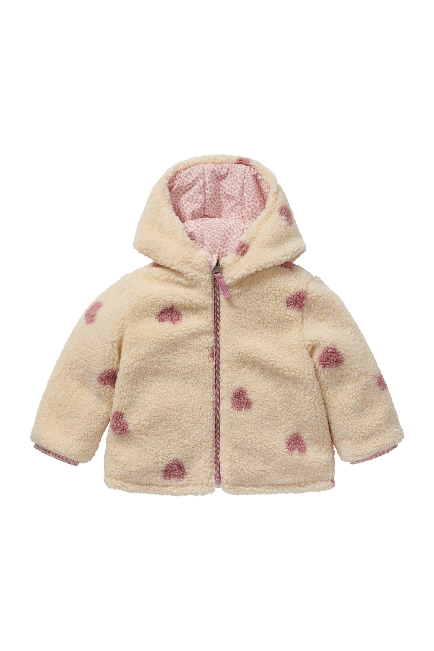 Noppies G Jacket Maplegrove reversible - Red voorzijde kant 1