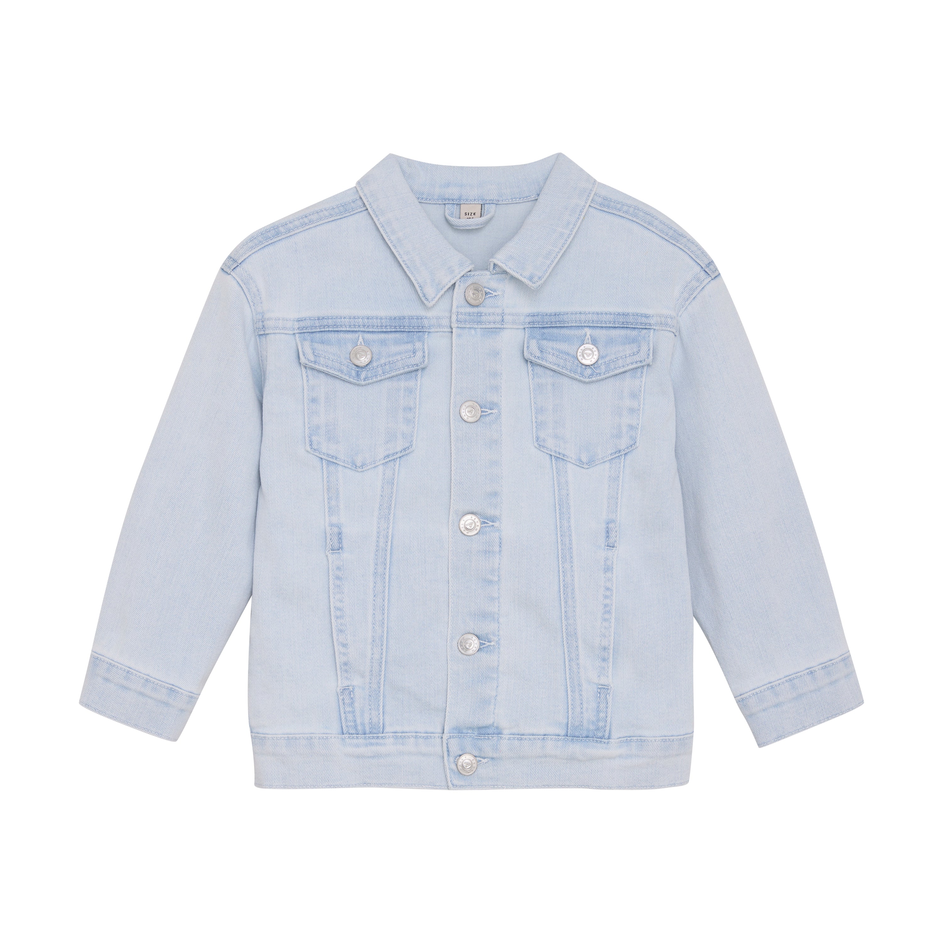 Daily7 Oversized Denim Jacket - Light Denim Blue voorzijde