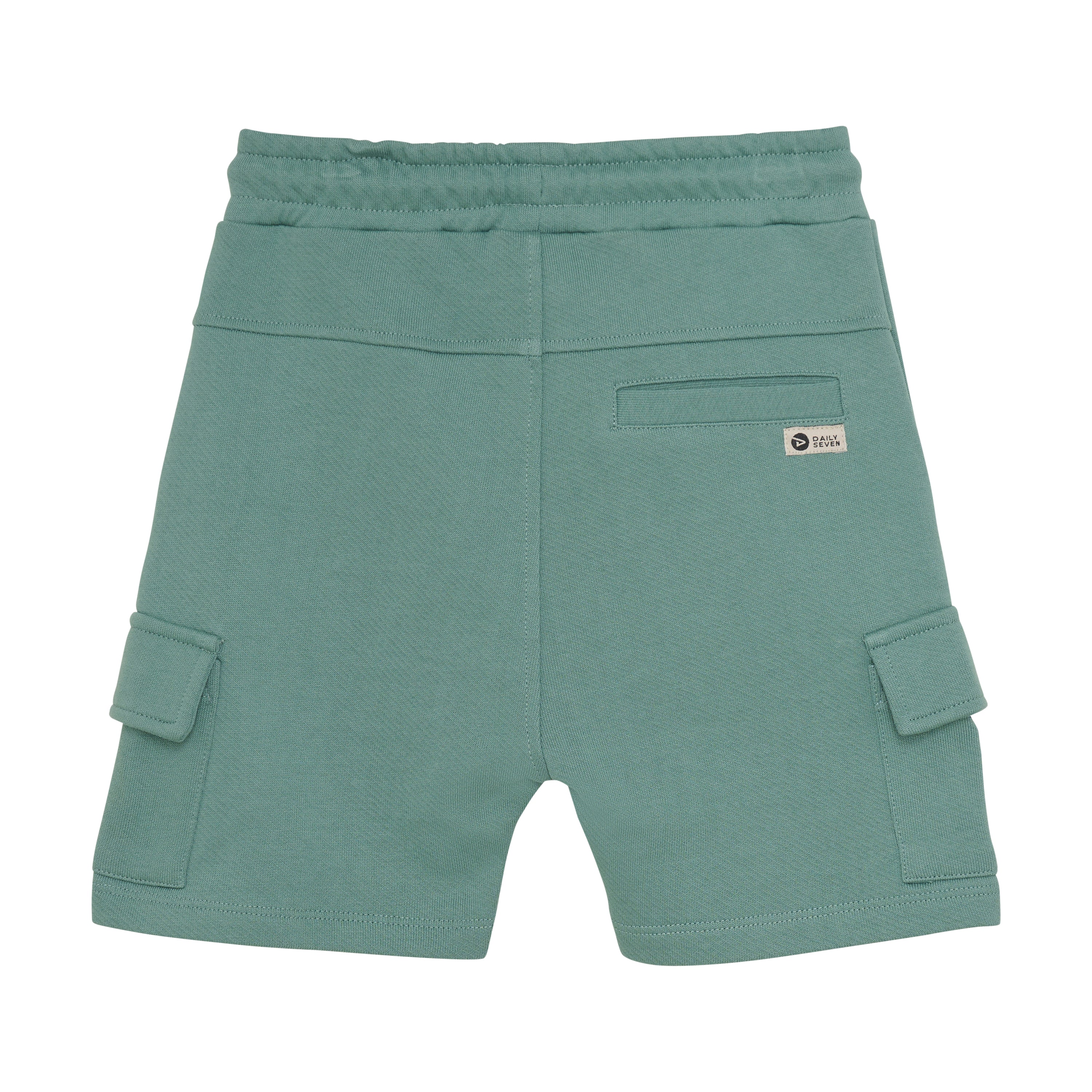 Daily7 Cargo Shorts - Ocean Green achterzijde