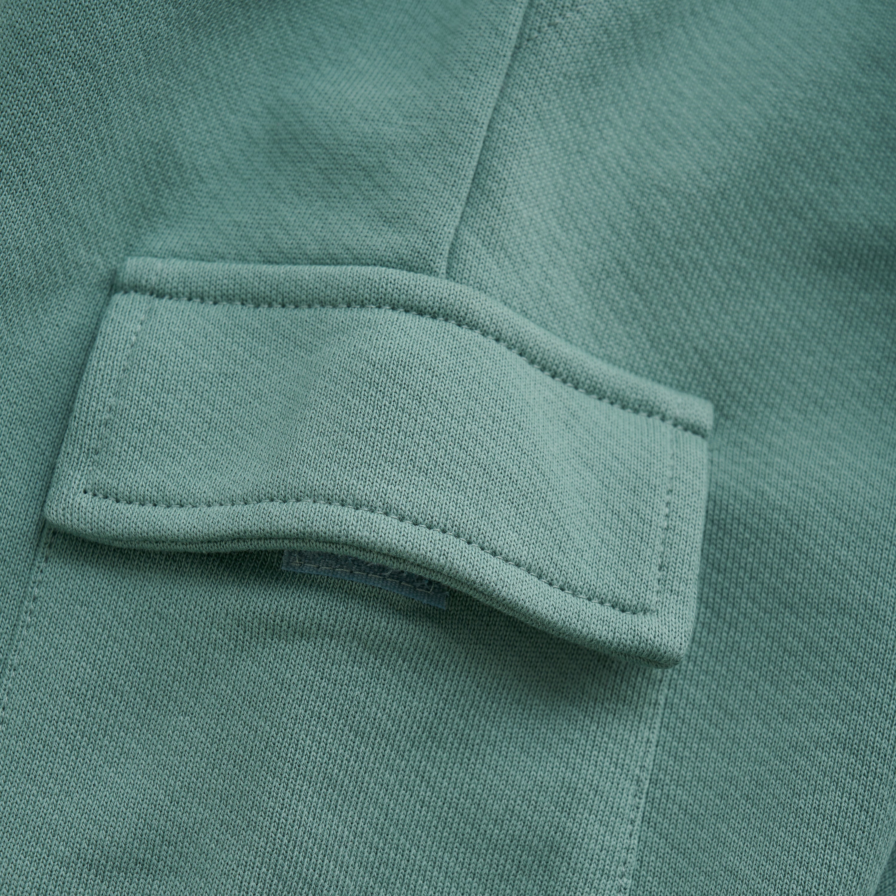 Daily7 Cargo Shorts - Ocean Green detail