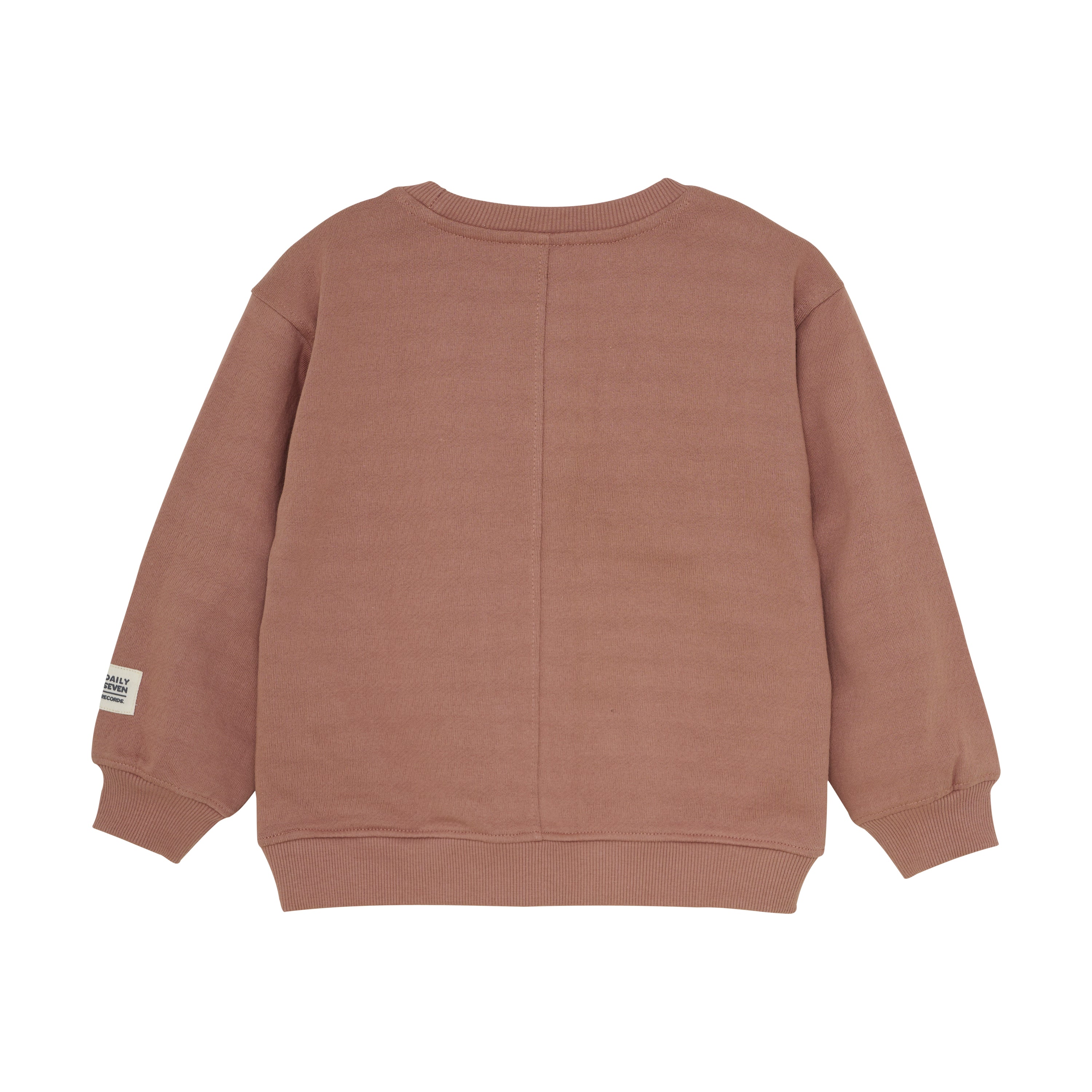 DAILY7 Oversized Sweater Artwork - Burlwood achterzijde