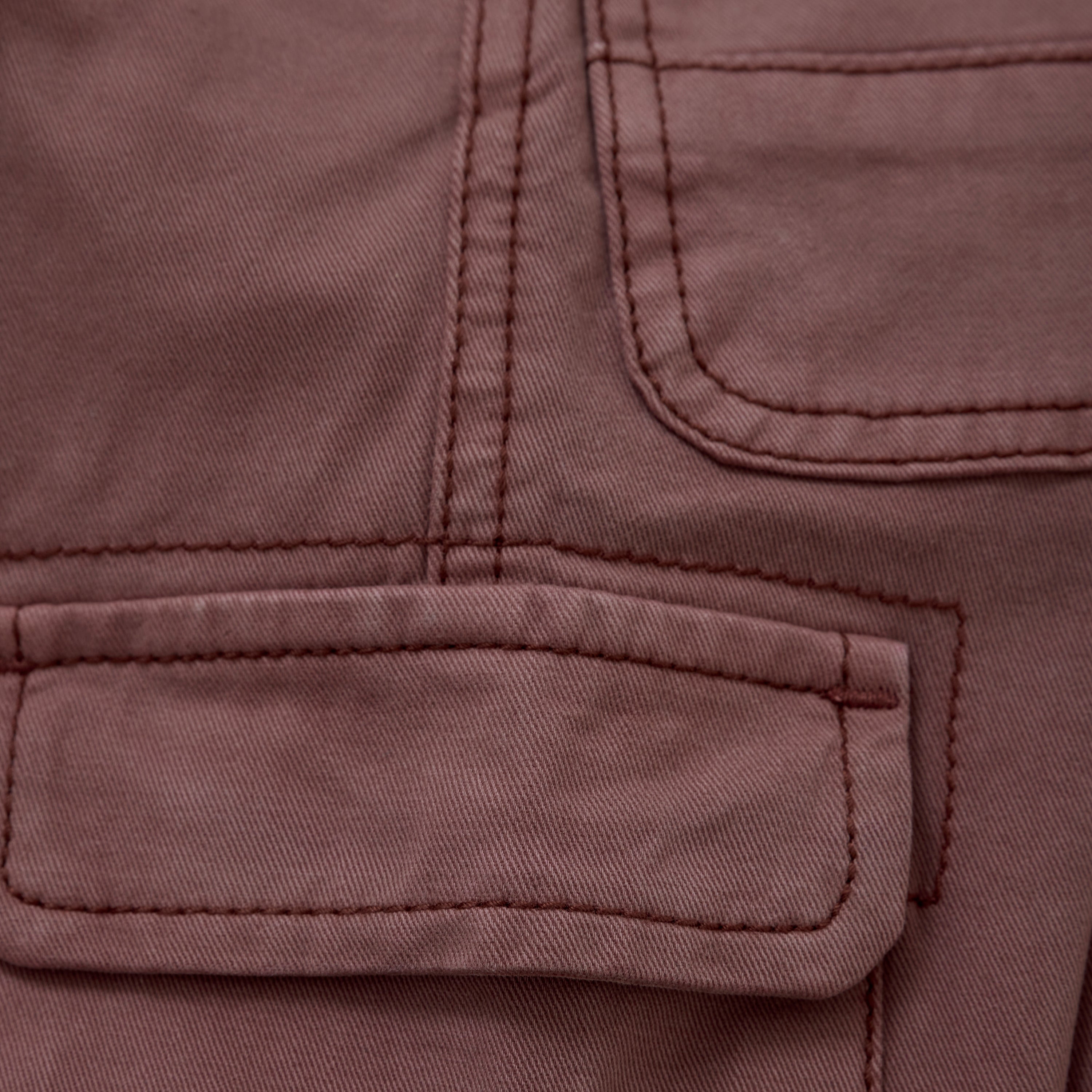 DAILY7 Twill Pants Straight Fit - Brown detail