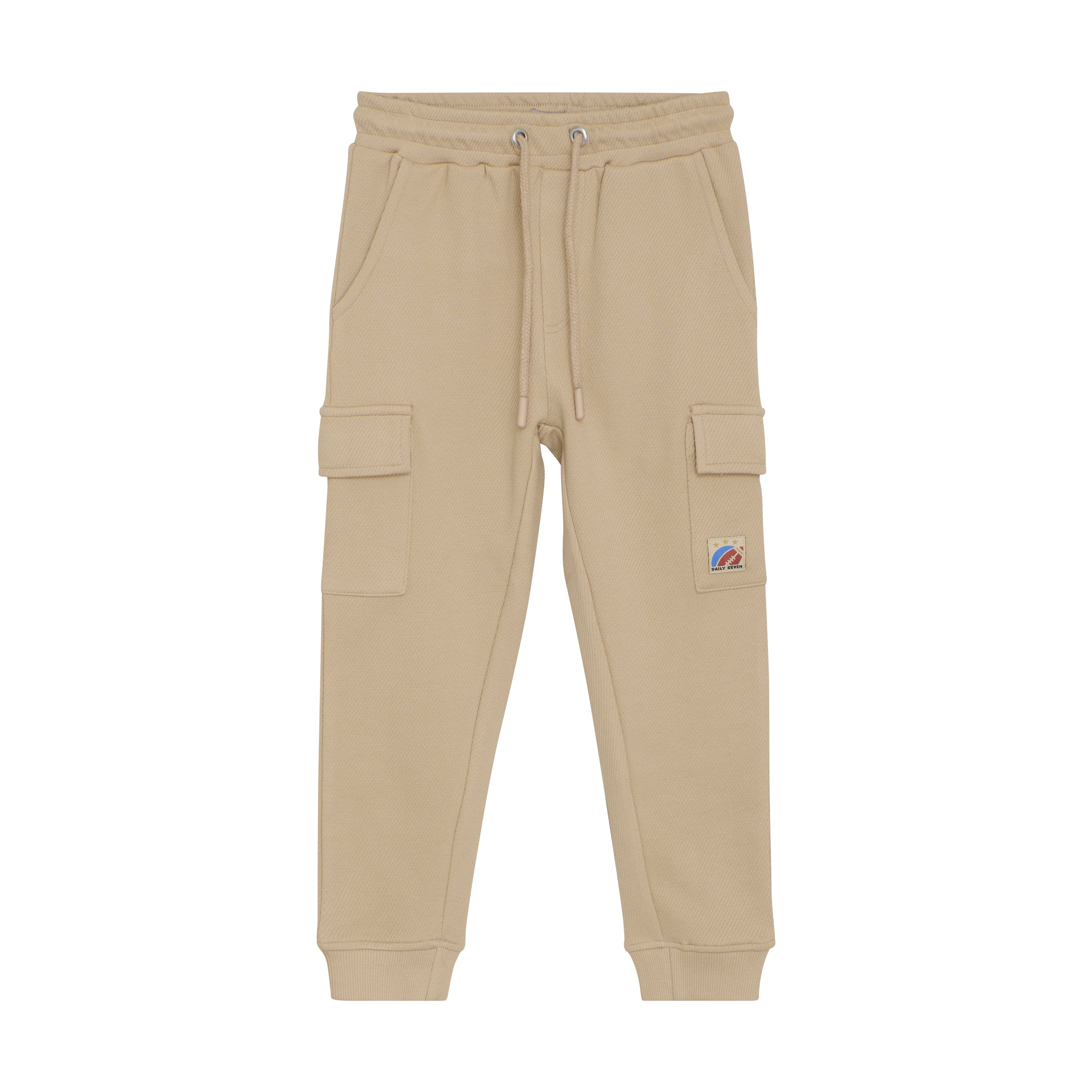 DAILY7 Cargo Pants Structure - Latte Sand voorzijde