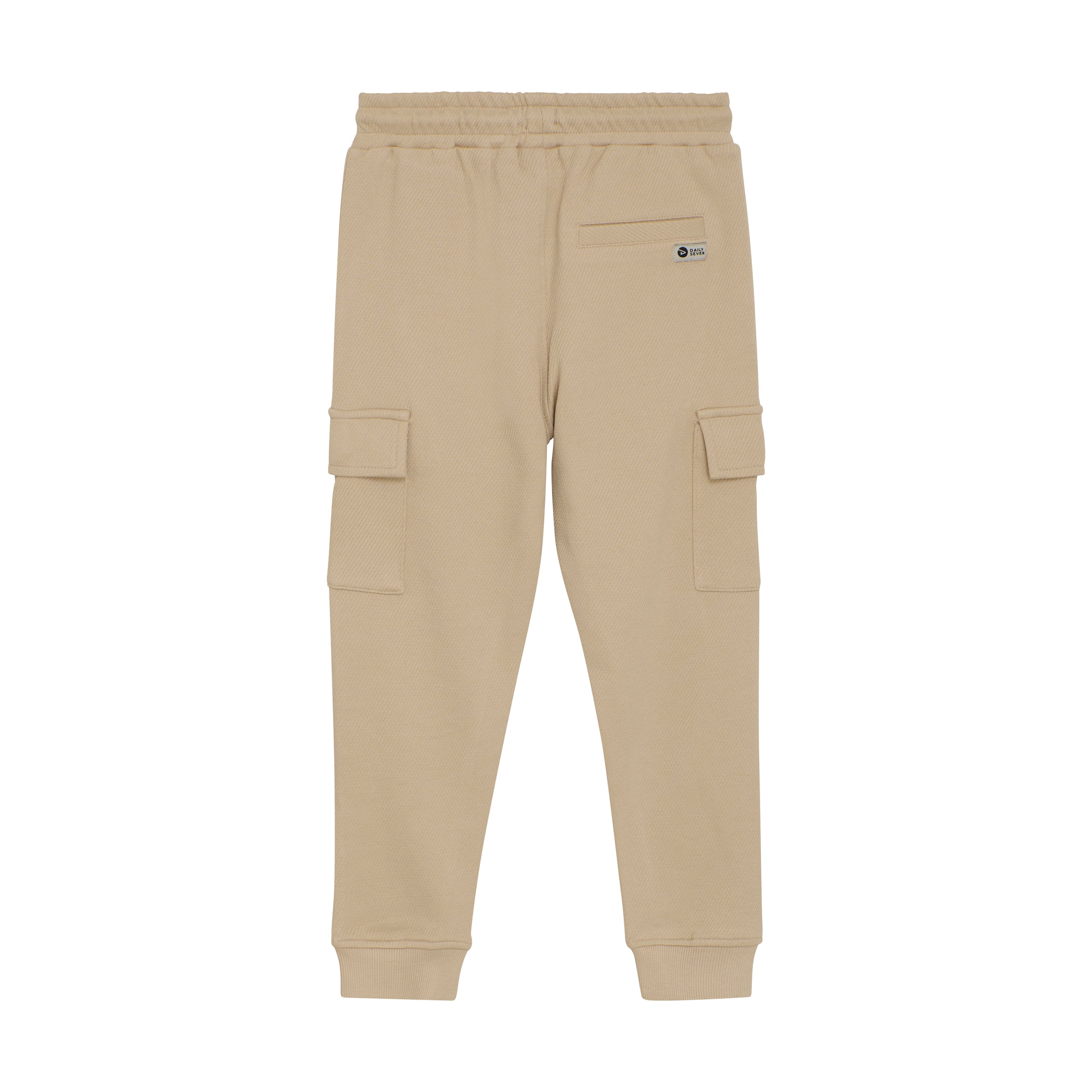 DAILY7 Cargo Pants Structure - Latte Sand achterzijde